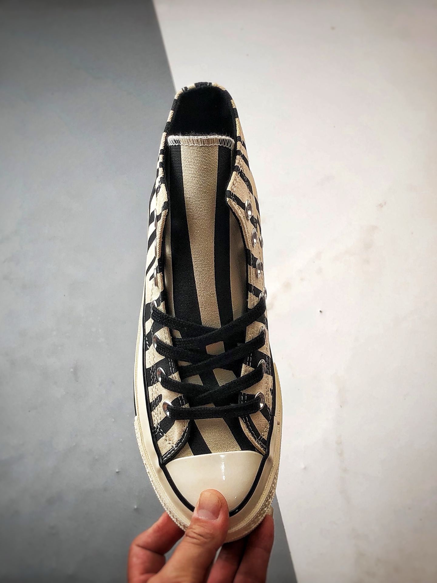 160 Converse Chuck 1970s 斑马黑白 匡威官方新款 高帮硫化帆布鞋 163408C