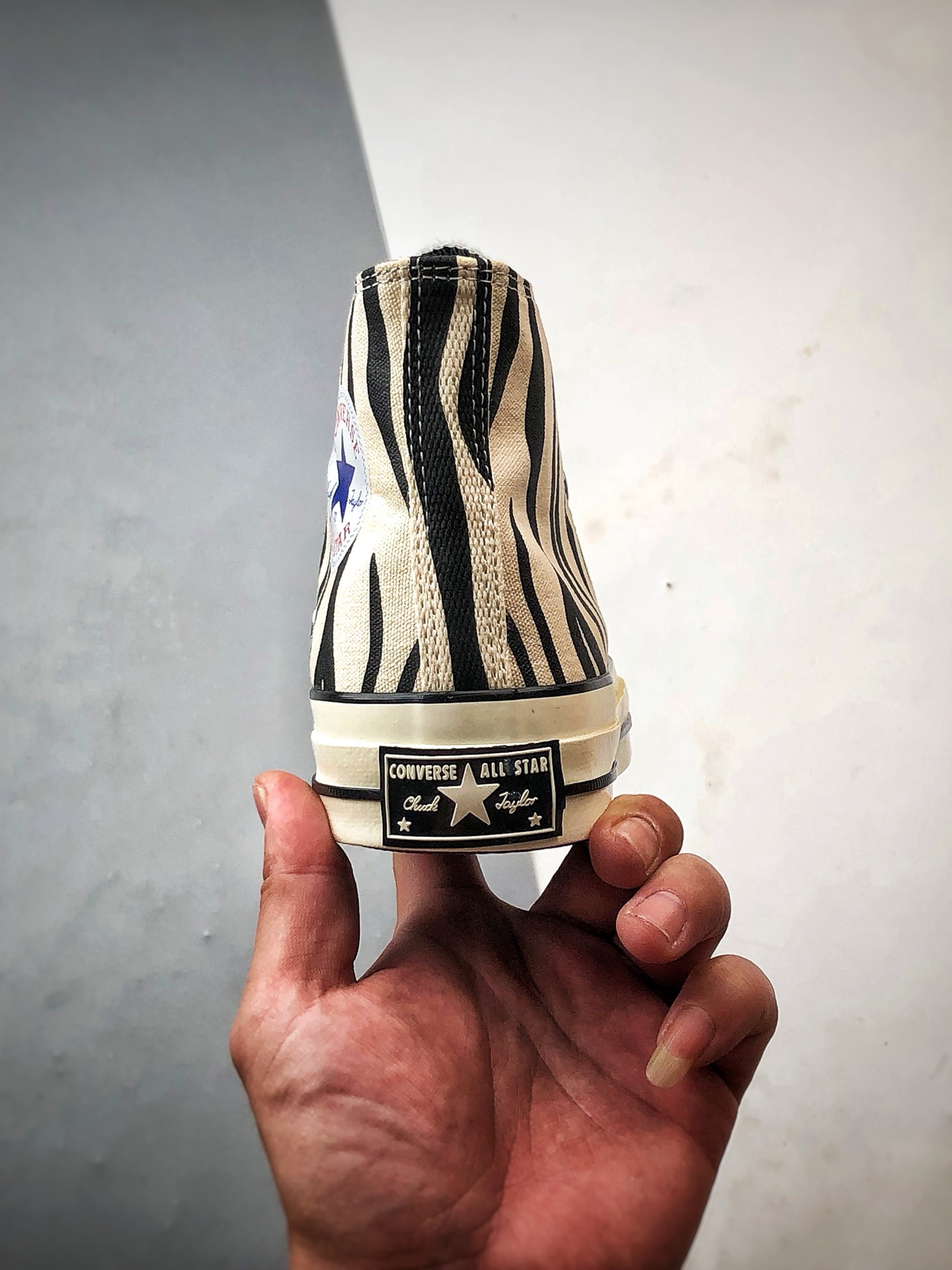 160 Converse Chuck 1970s 斑马黑白 匡威官方新款 高帮硫化帆布鞋 163408C