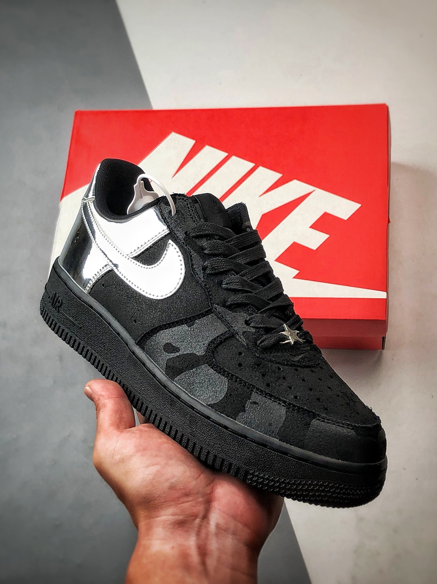 Air Force 1 Low 黑银 HF2885-001