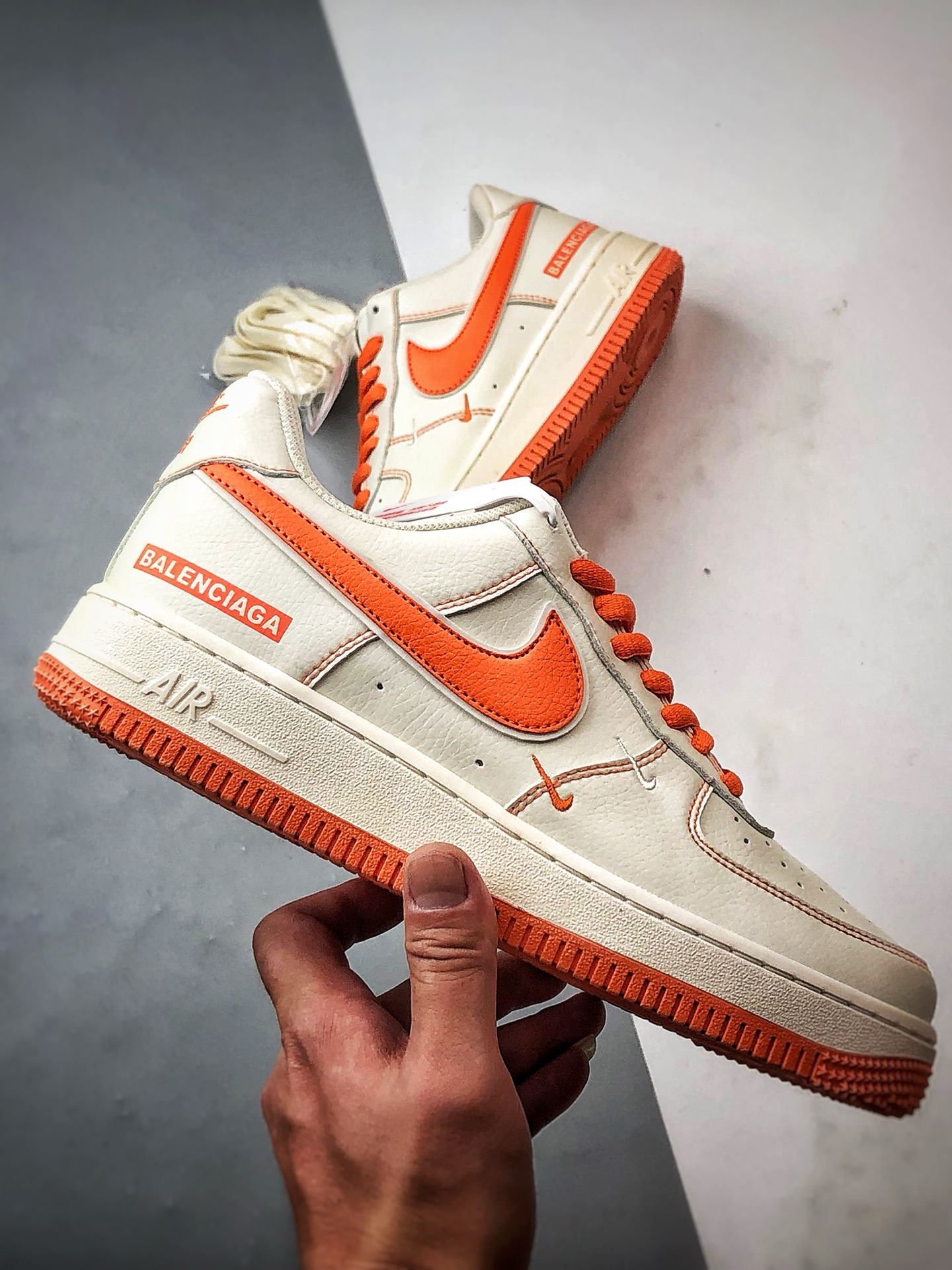 Blcg x Air Force 1 Low 米白橙 FR0538-092