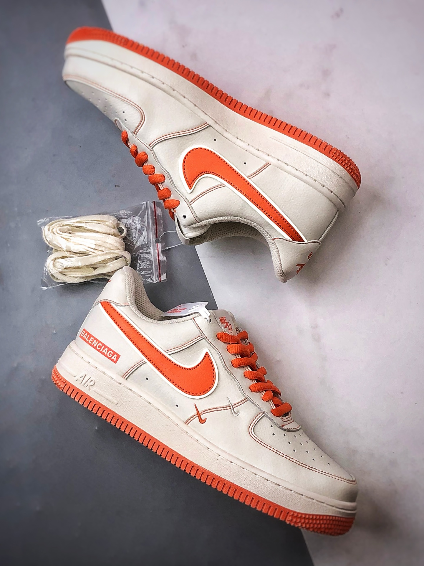 Blcg x Air Force 1 Low 米白橙 FR0538-092