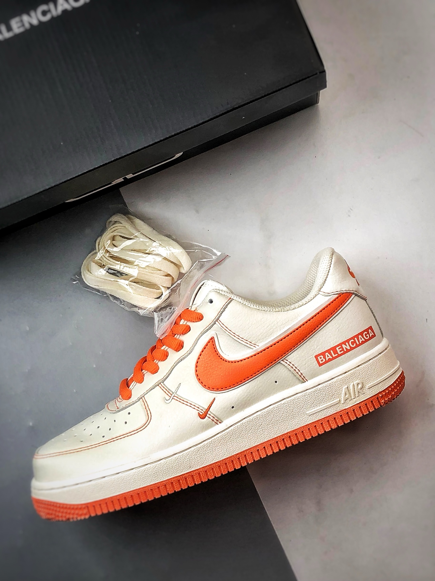 Blcg x Air Force 1 Low 米白橙 FR0538-092
