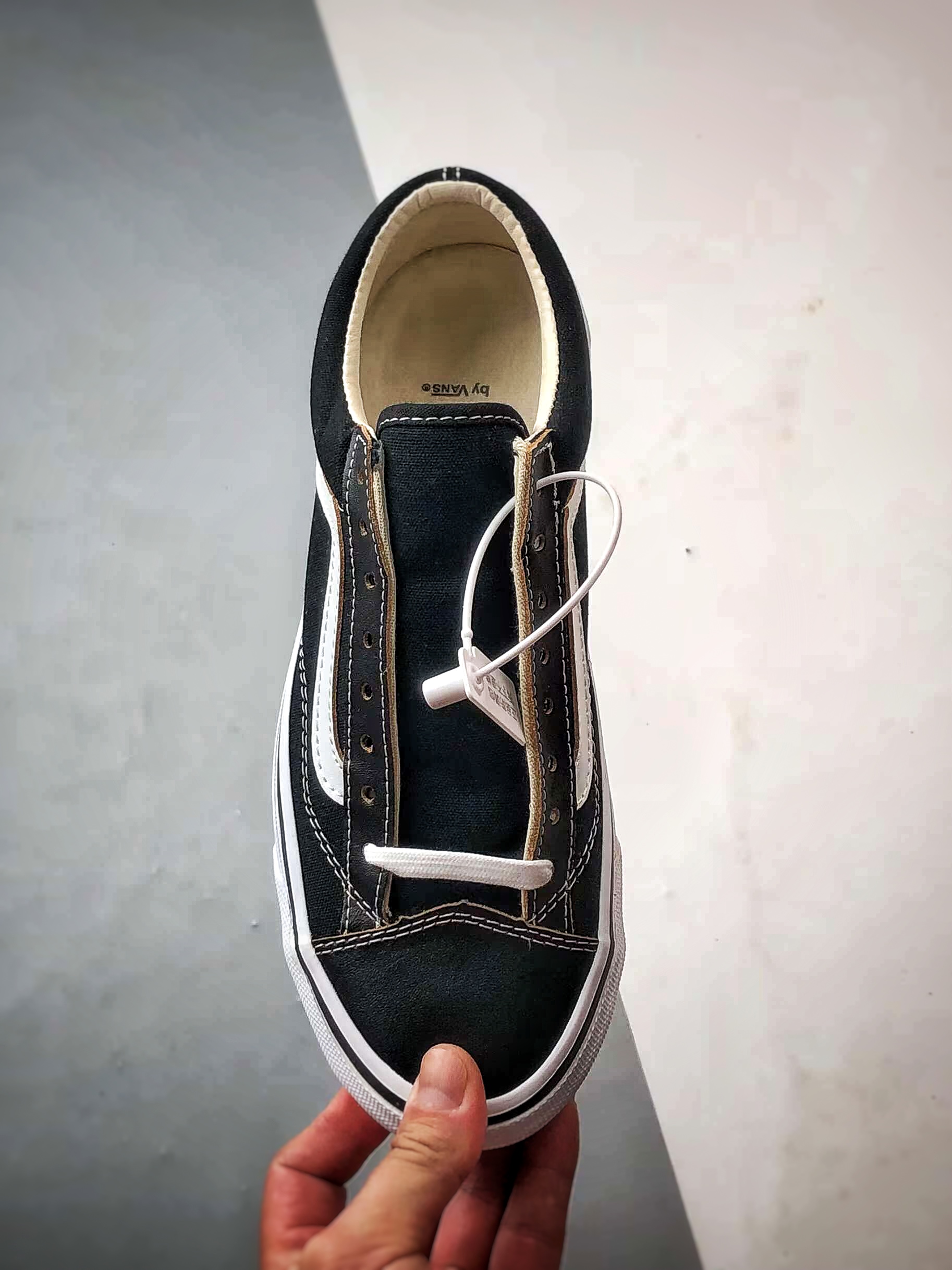 150 Vans OTW Old Skool 36 Vibram 黑白 万斯高端支线 余文乐同款硫化板鞋 VN000D2GBA21
