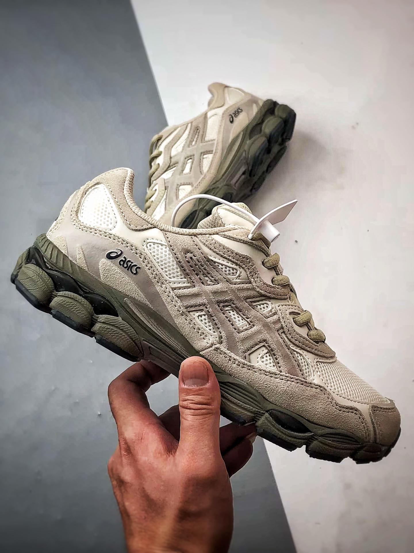 Asics Gel-NYC 复古单品 褐色 亚瑟士新款厚底街头运动休闲鞋