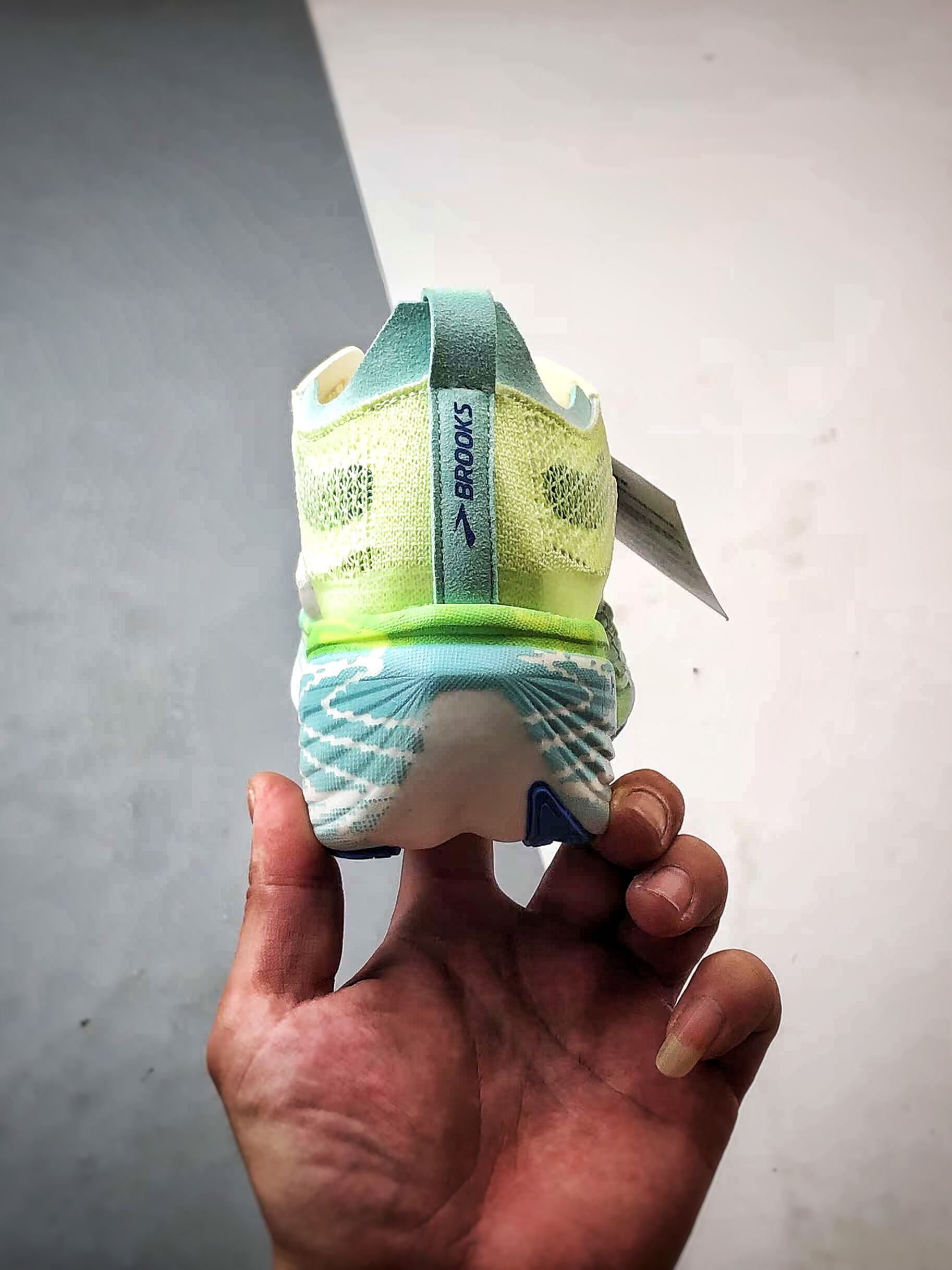 Brooks布鲁克斯 Hyperion Elite 4 白绿 龙卷风系列越野竞速跑步鞋