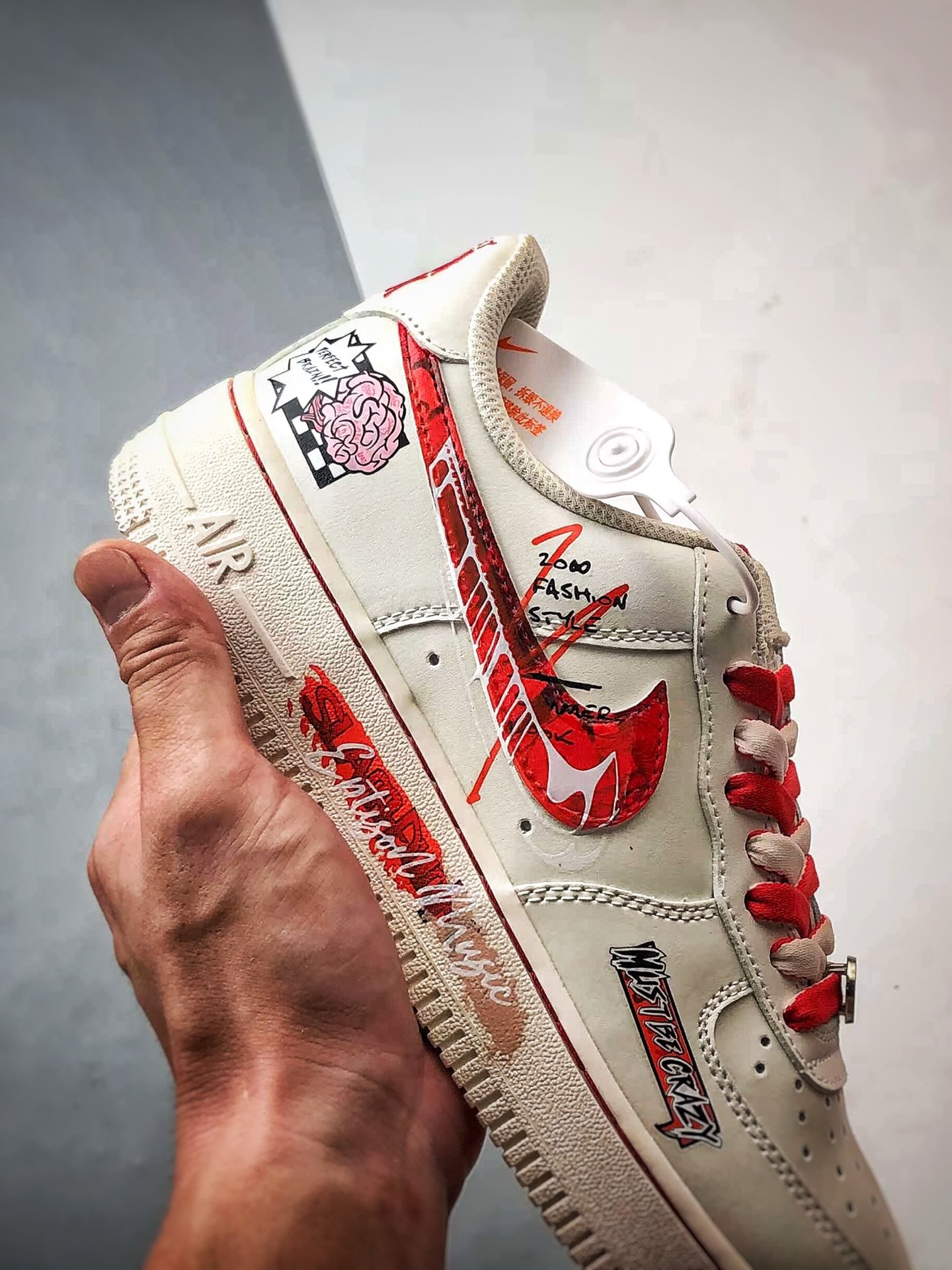 Air Force 1 '07 Low 520限定白红涂鸦 SD2023-024
