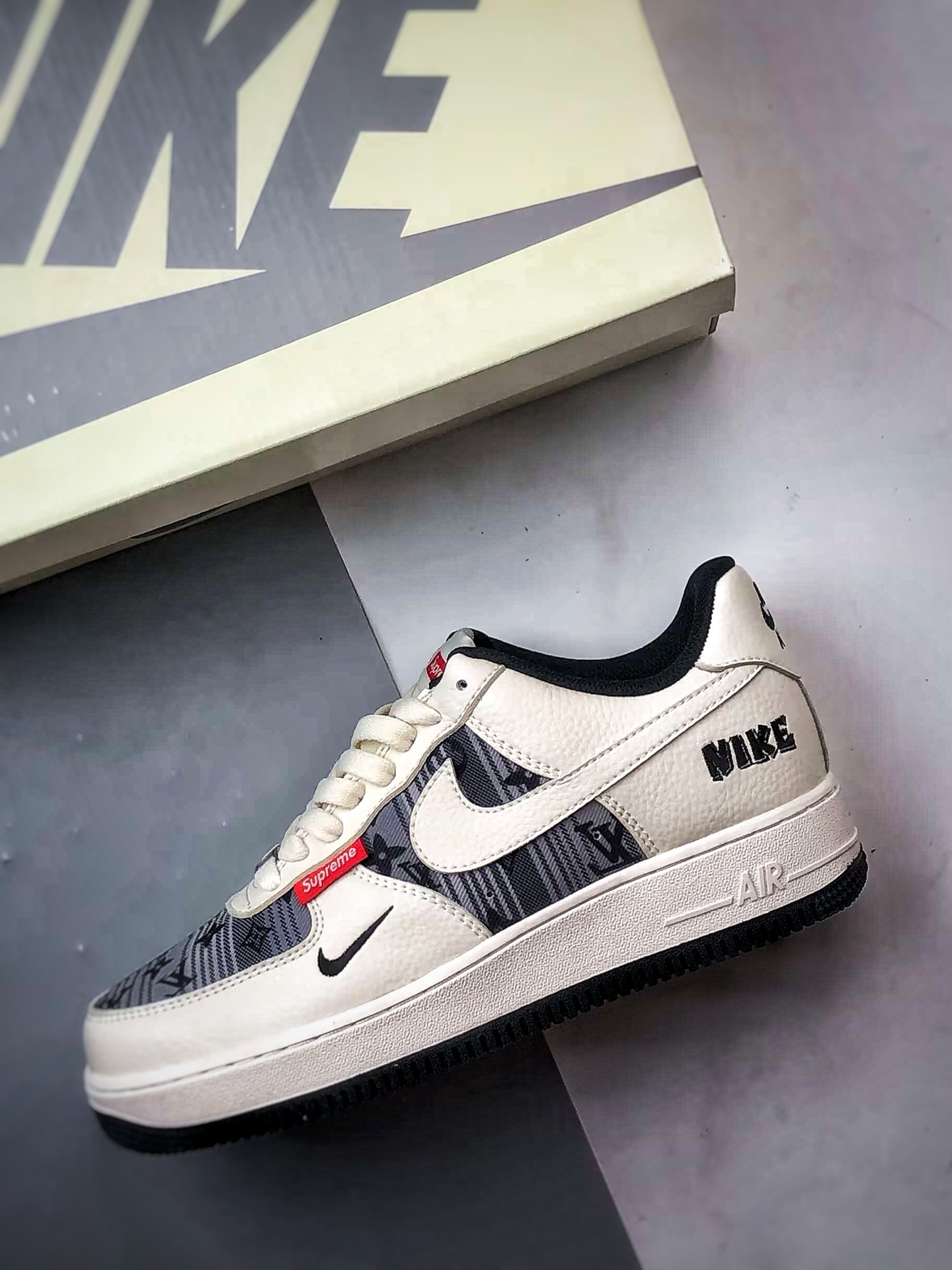 Air Force 1 '07 Low 三方联名白灰黑 BZ68808-108