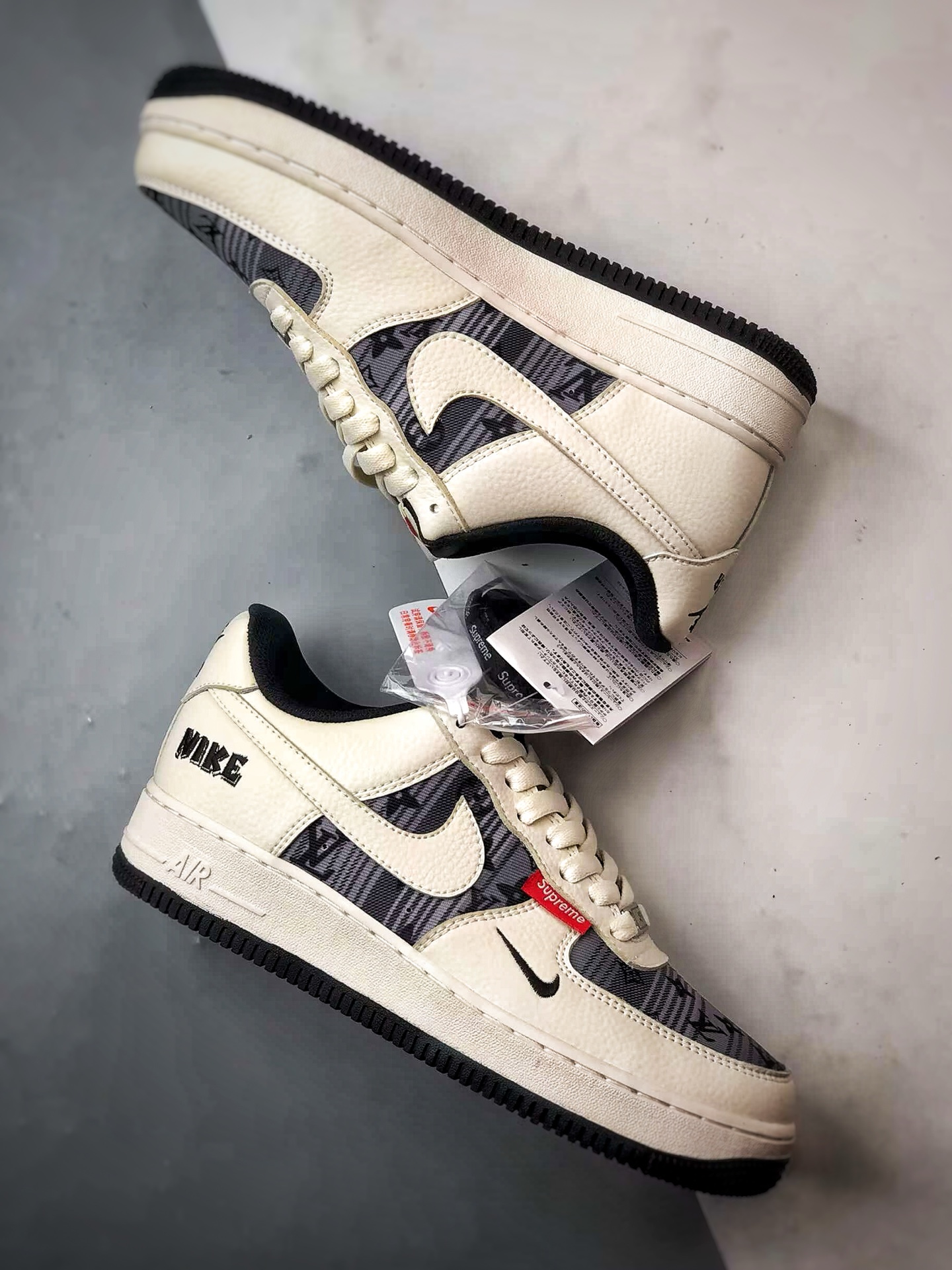 Air Force 1 '07 Low 三方联名白灰黑 BZ68808-108