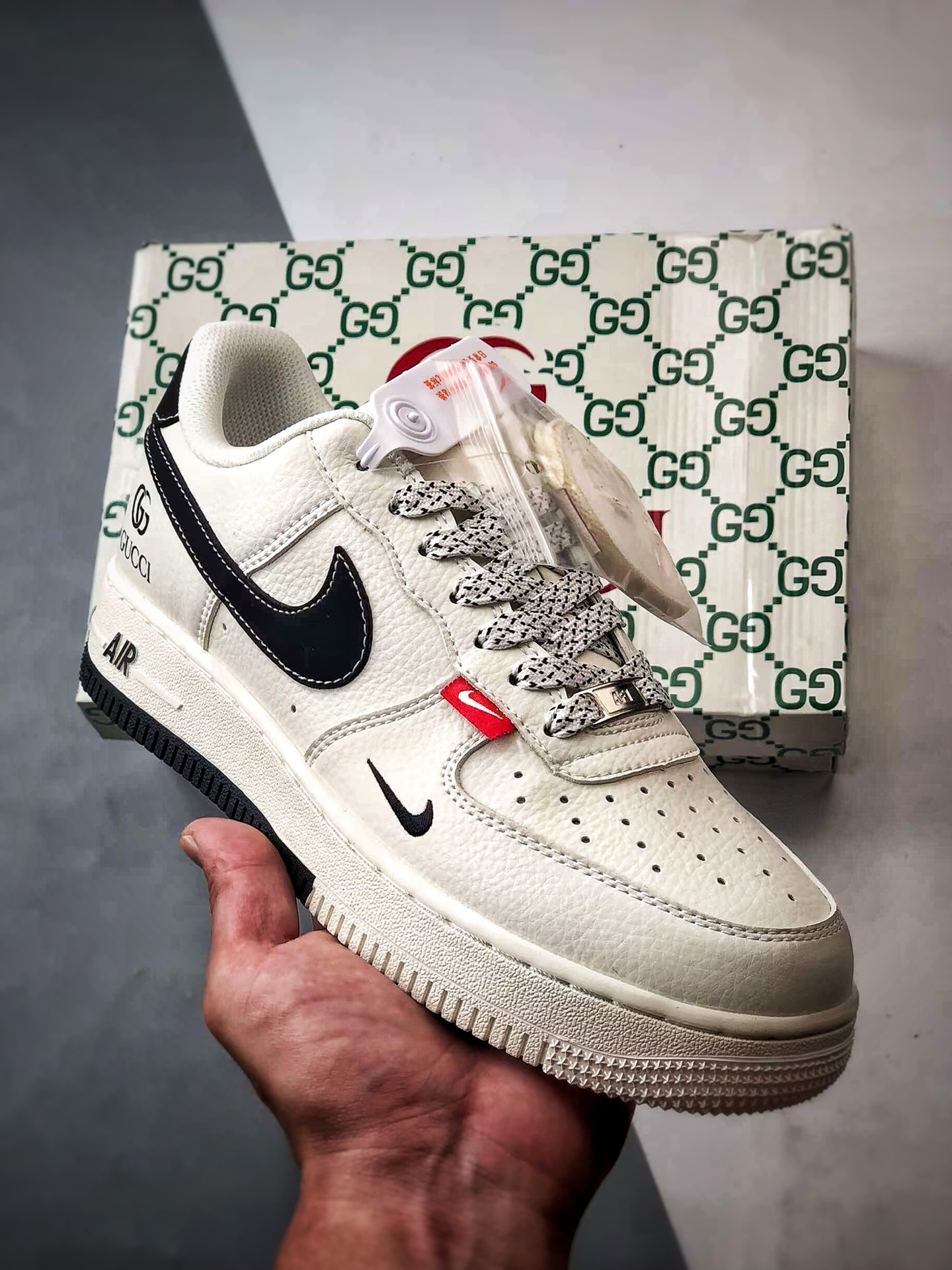 Gucci x Air Force 1 Low 白黑 CS5288-009