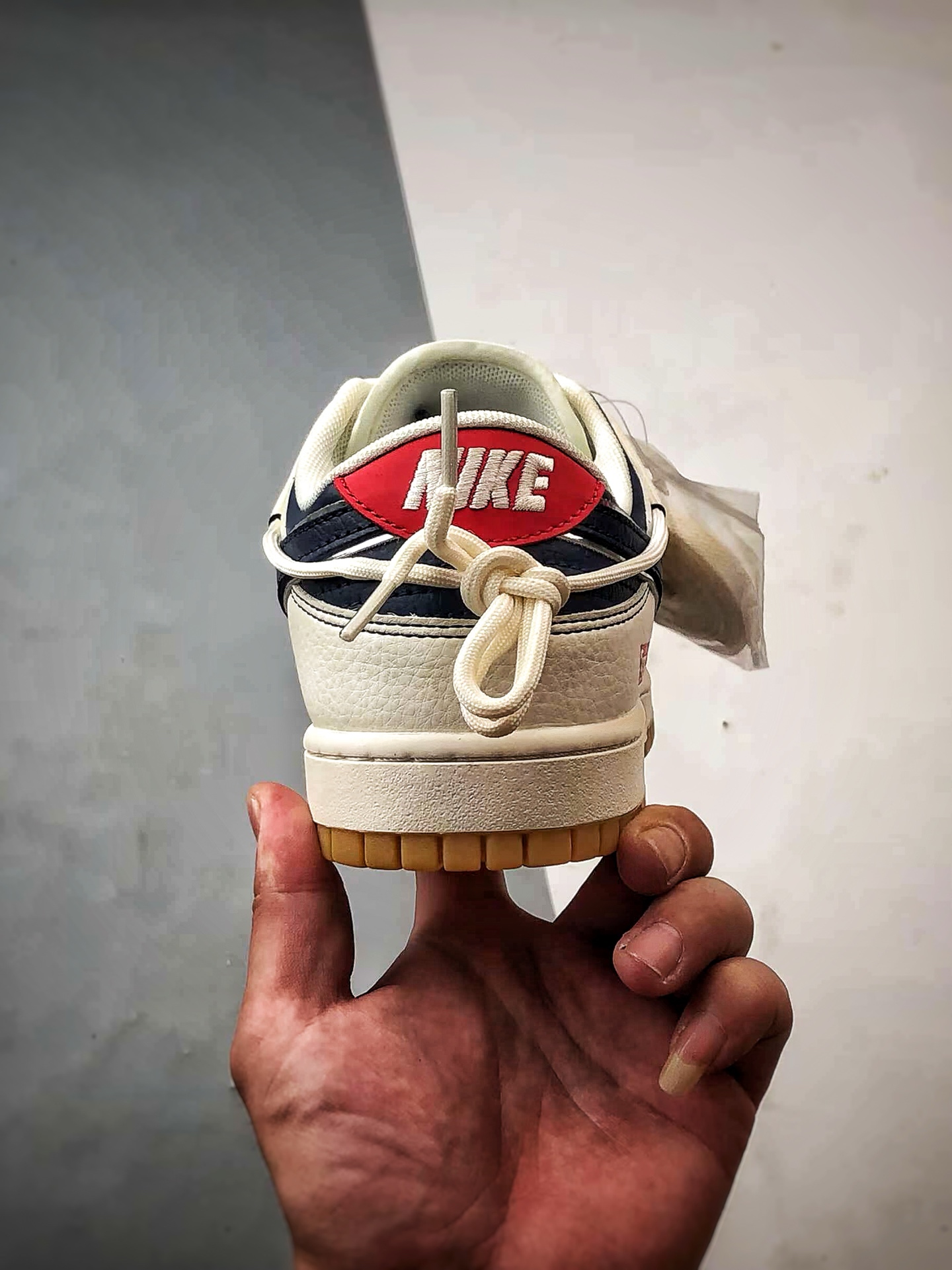NK Dunk Low Retro ”DIY高端定制” Sup米深蓝生胶解构 低帮休闲运动板鞋 FC1688-217