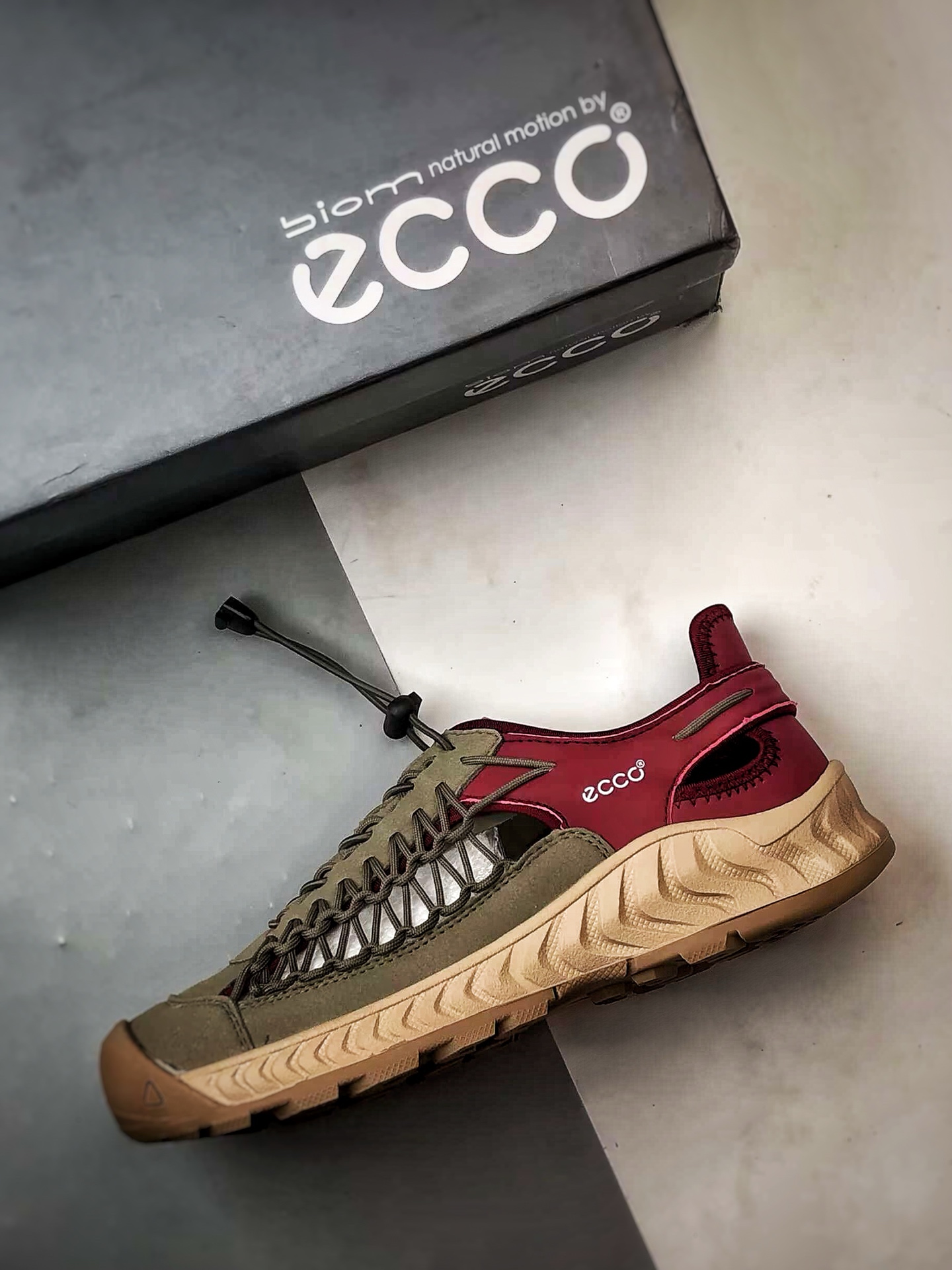 Ecco/爱步 越野系列 夏季新款 男士牛皮舒适运动沙滩凉鞋