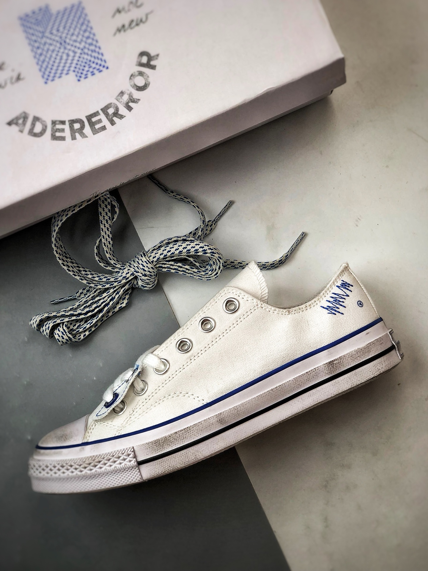 180 ADER ERROR x Converse 1970s 白色 匡威官方新款 联名舒适百搭低帮帆布鞋 A14289C