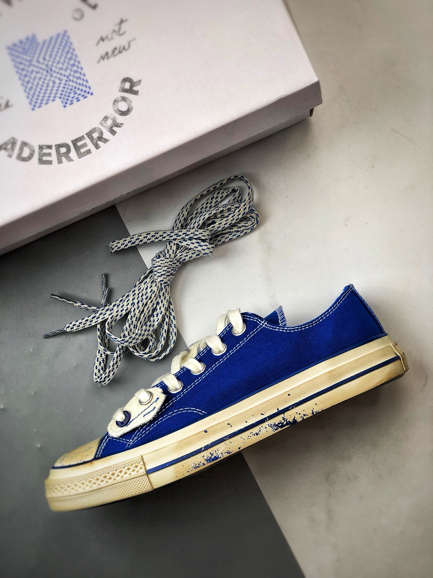 180 ADER ERROR x Converse 1970s 蓝色 匡威官方新款 联名舒适百搭低帮帆布鞋 A05352C
