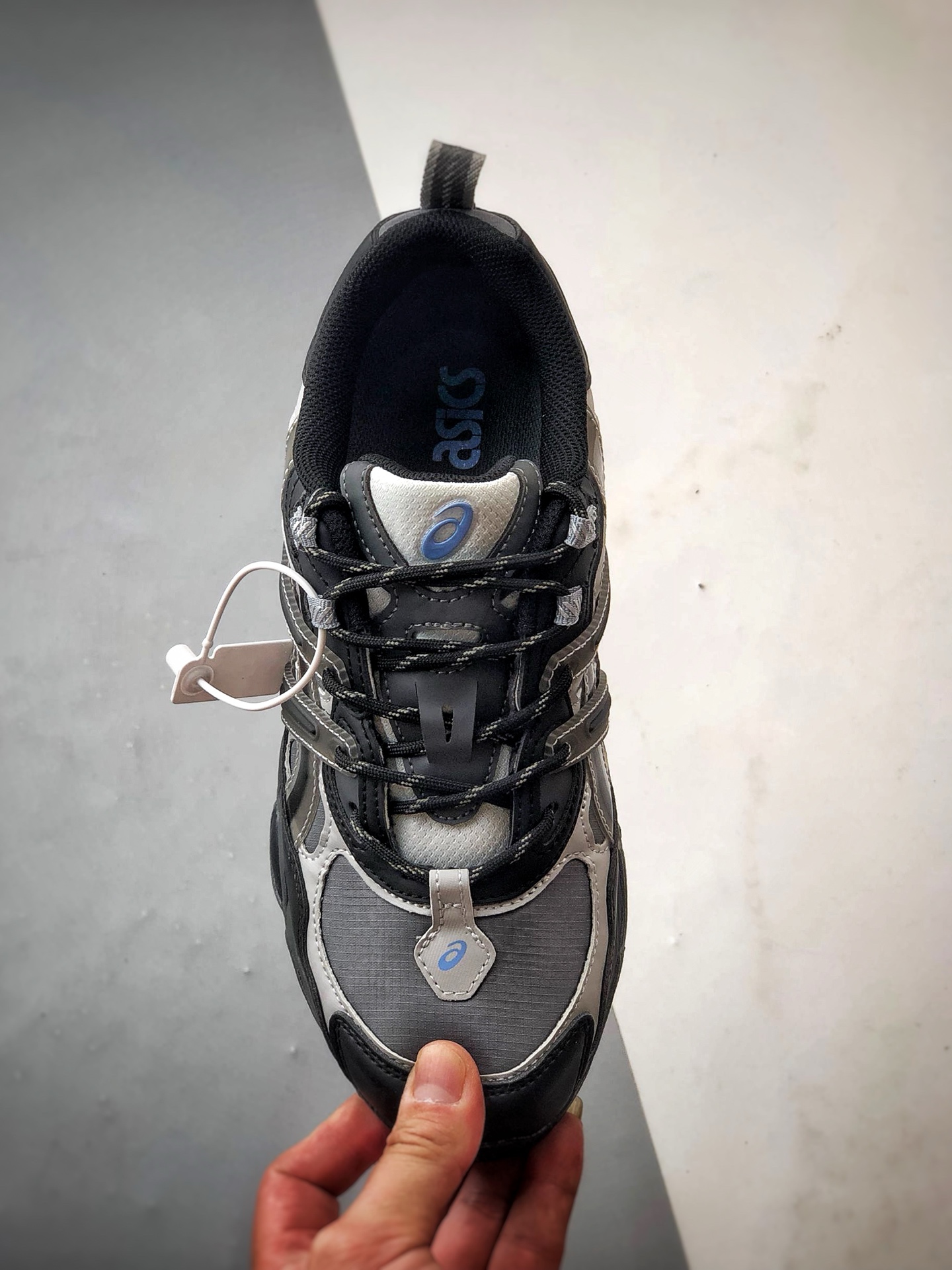 200 Asics Gel-NYC 复古单品 黑灰蓝 亚瑟士新款厚底街头运动休闲鞋