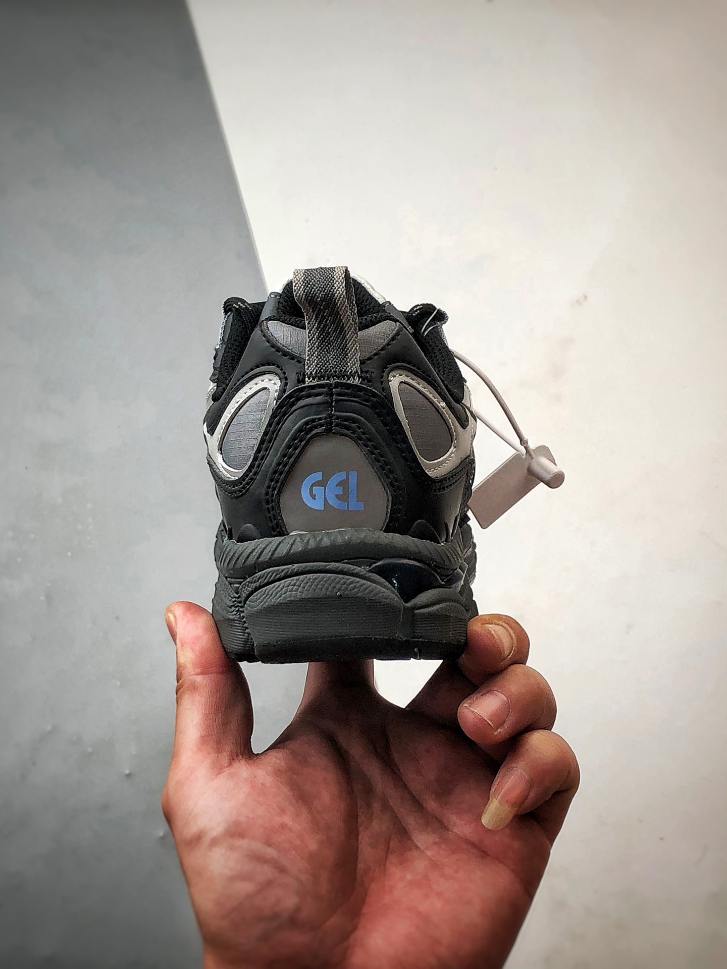 200 Asics Gel-NYC 复古单品 黑灰蓝 亚瑟士新款厚底街头运动休闲鞋