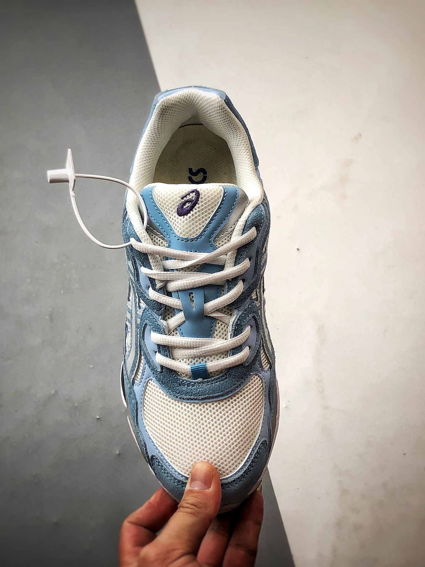 200 Asics Gel-NYC 复古单品 蓝灰色 亚瑟士新款厚底街头运动休闲鞋