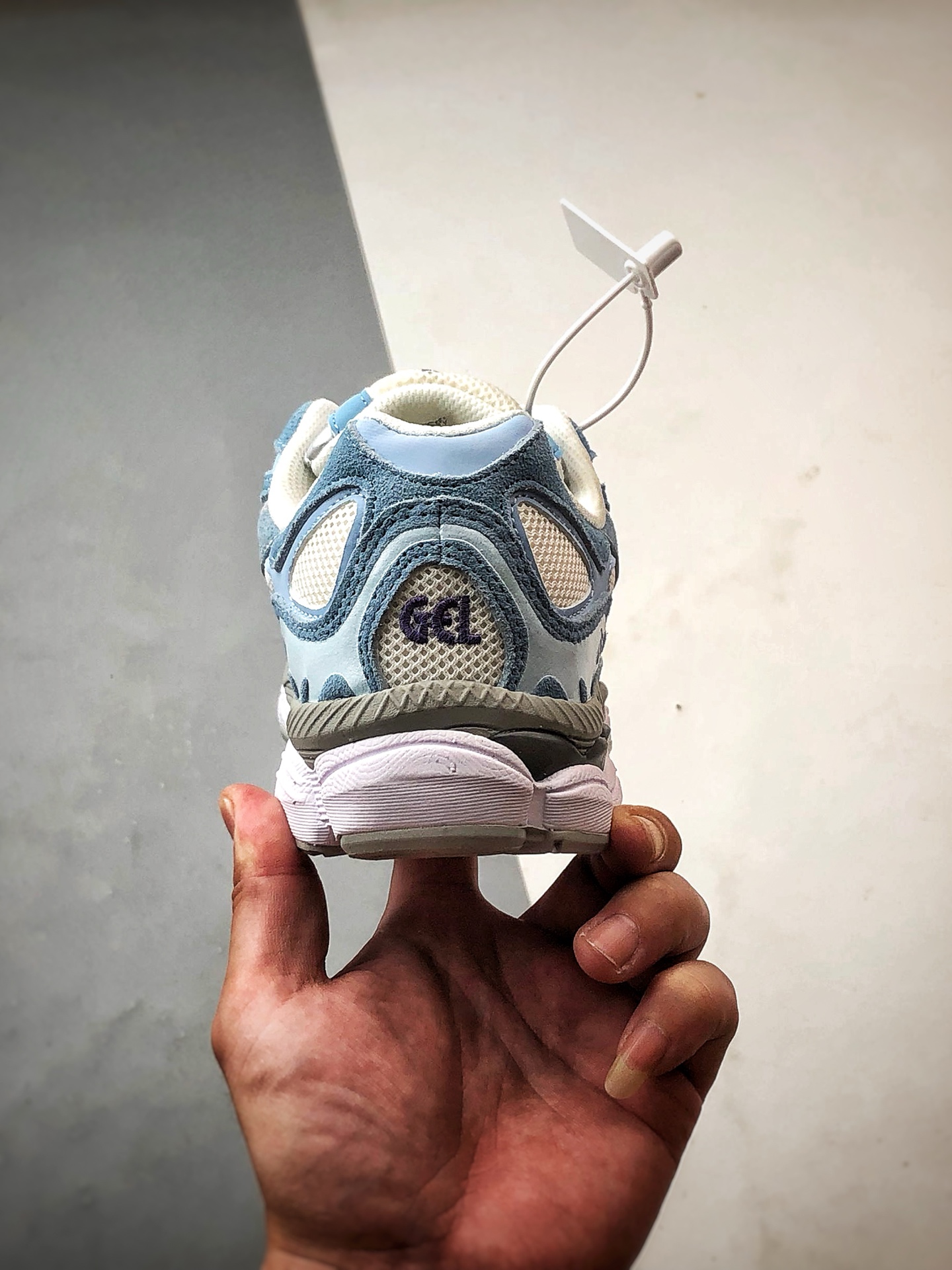 200 Asics Gel-NYC 复古单品 蓝灰色 亚瑟士新款厚底街头运动休闲鞋