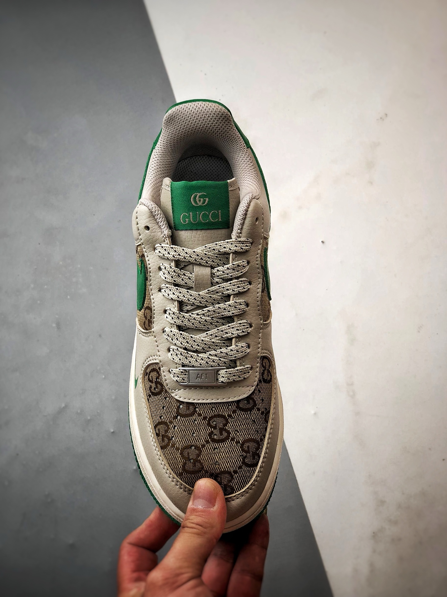 280 Gucci x Air Force 1 Low 老花灰棕绿 LW9279-003