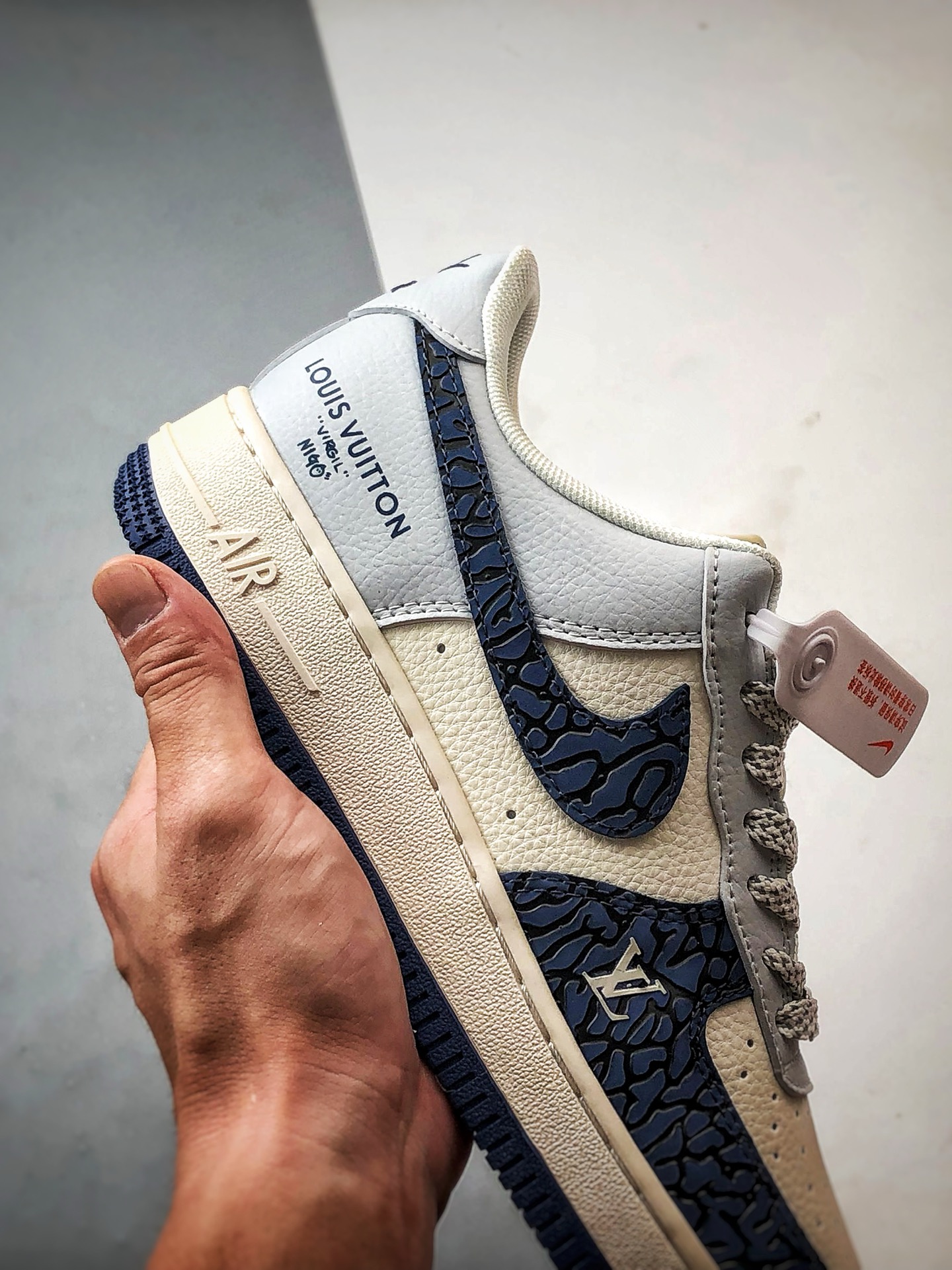 280 LV x Air Force 1 Low 白灰蓝石斑纹 JJ2508-701