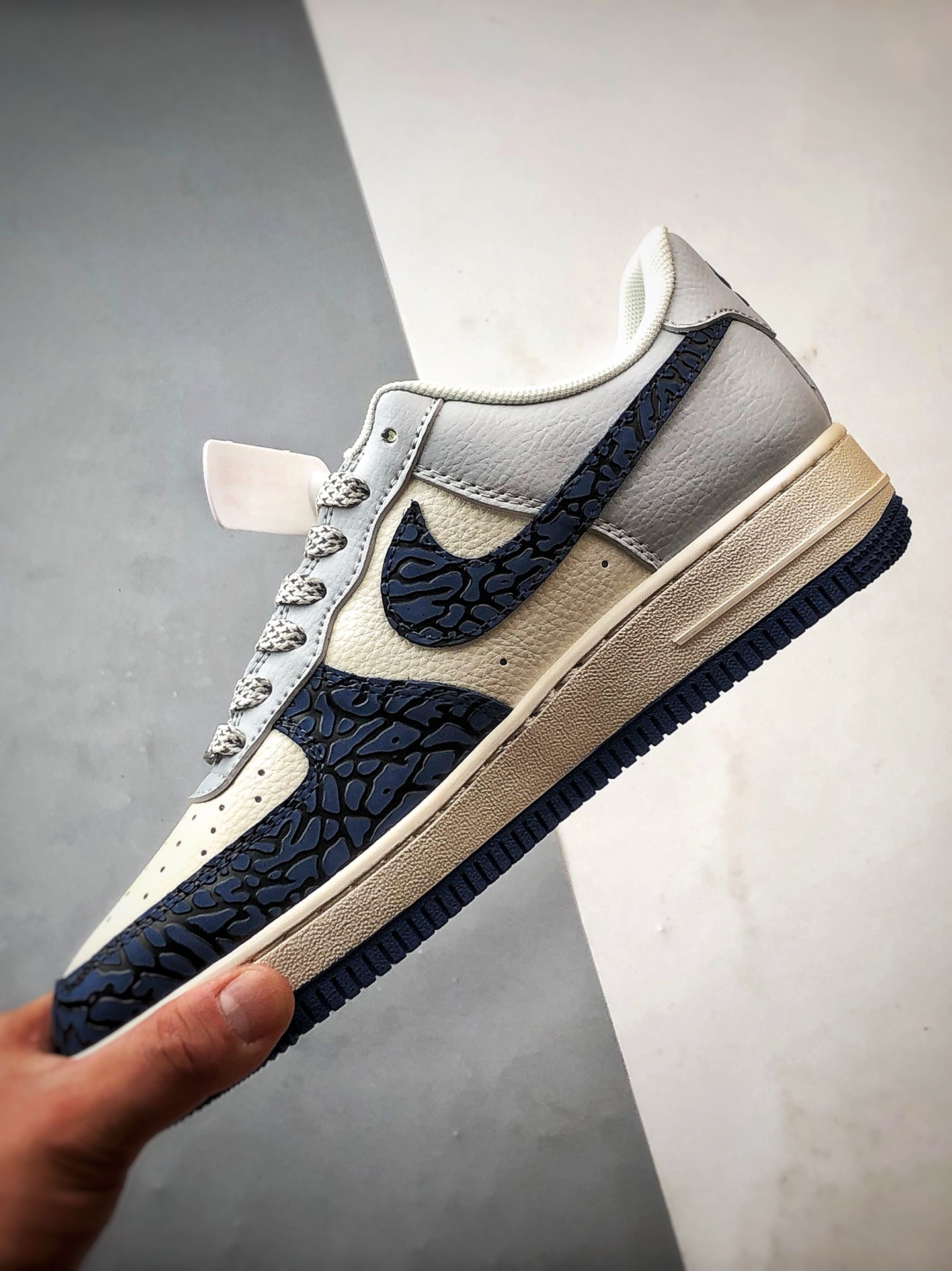 280 LV x Air Force 1 Low 白灰蓝石斑纹 JJ2508-701