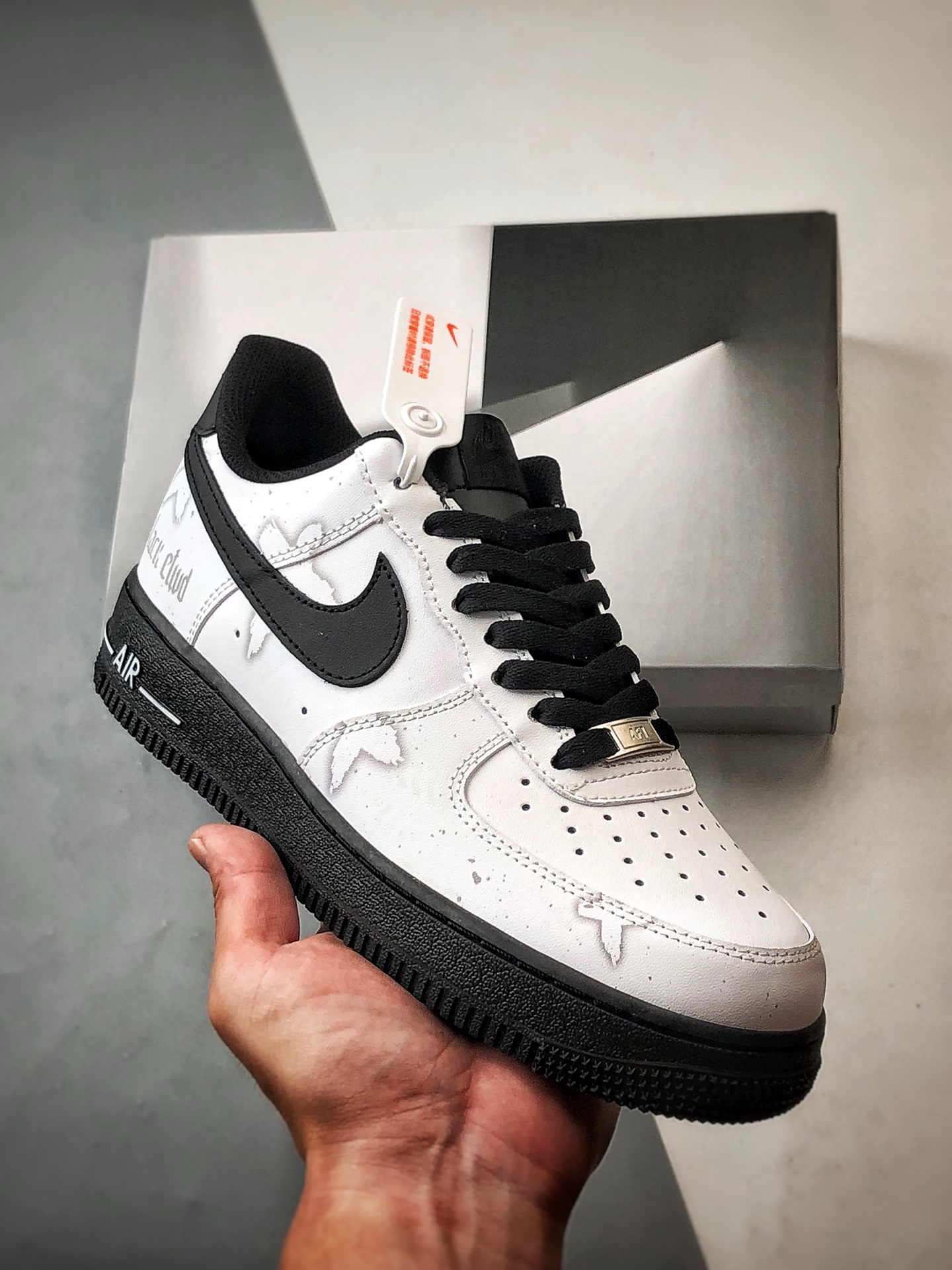 【定制球鞋】Air Force 1 Low 谜雾守则 黑白灰 经典休闲运动板鞋 ZH0316-081
