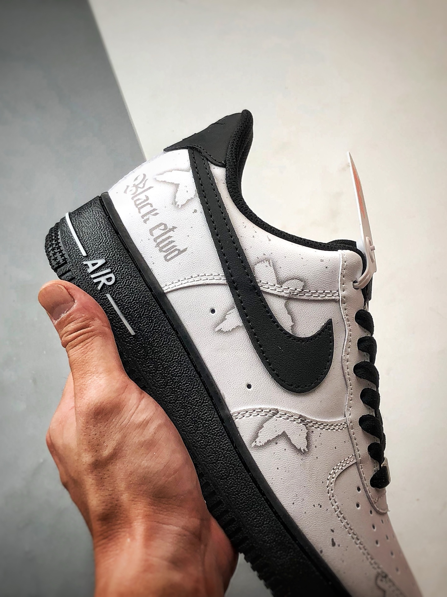【定制球鞋】Air Force 1 Low 谜雾守则 黑白灰 经典休闲运动板鞋 ZH0316-081