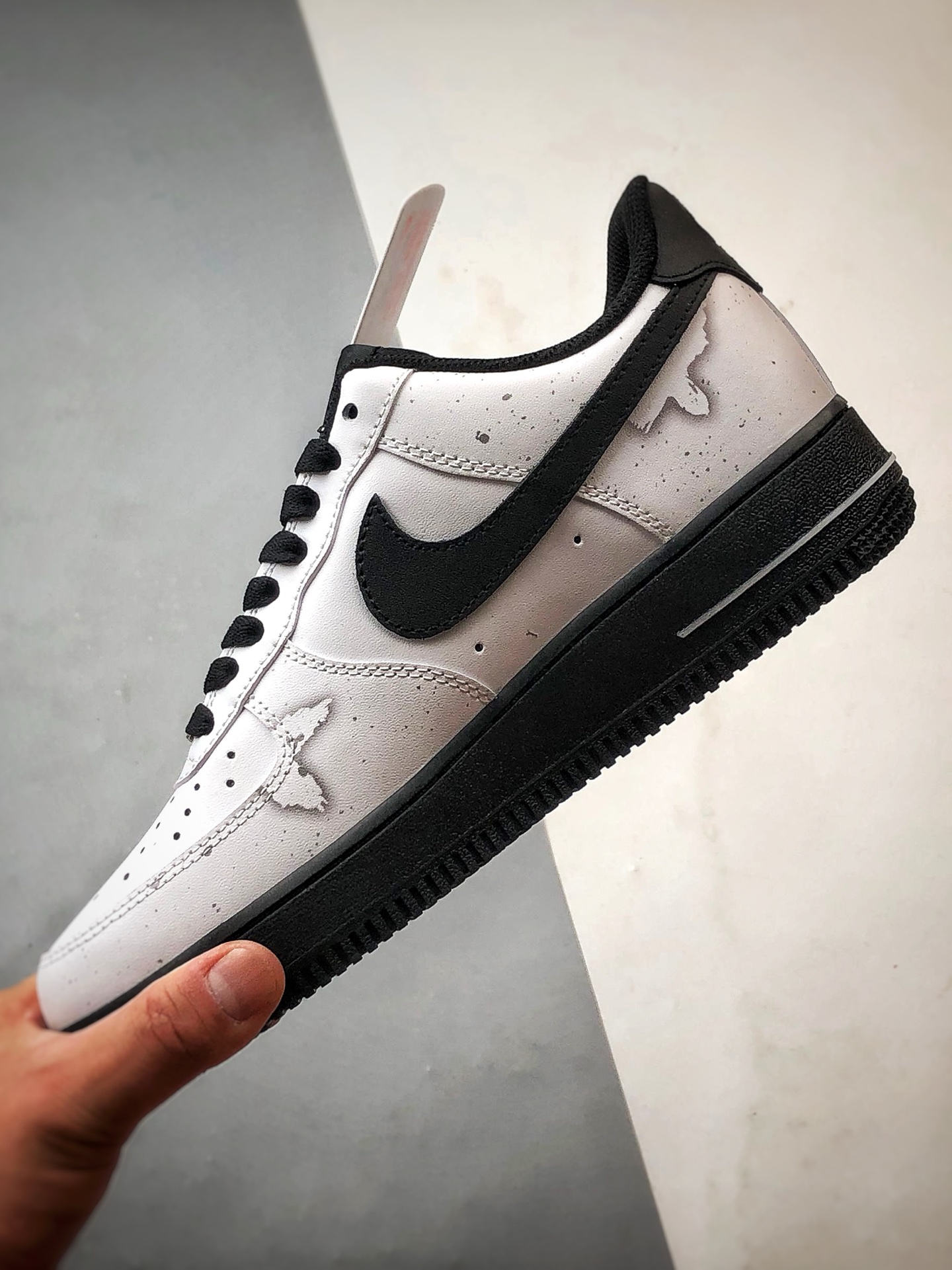 【定制球鞋】Air Force 1 Low 谜雾守则 黑白灰 经典休闲运动板鞋 ZH0316-081