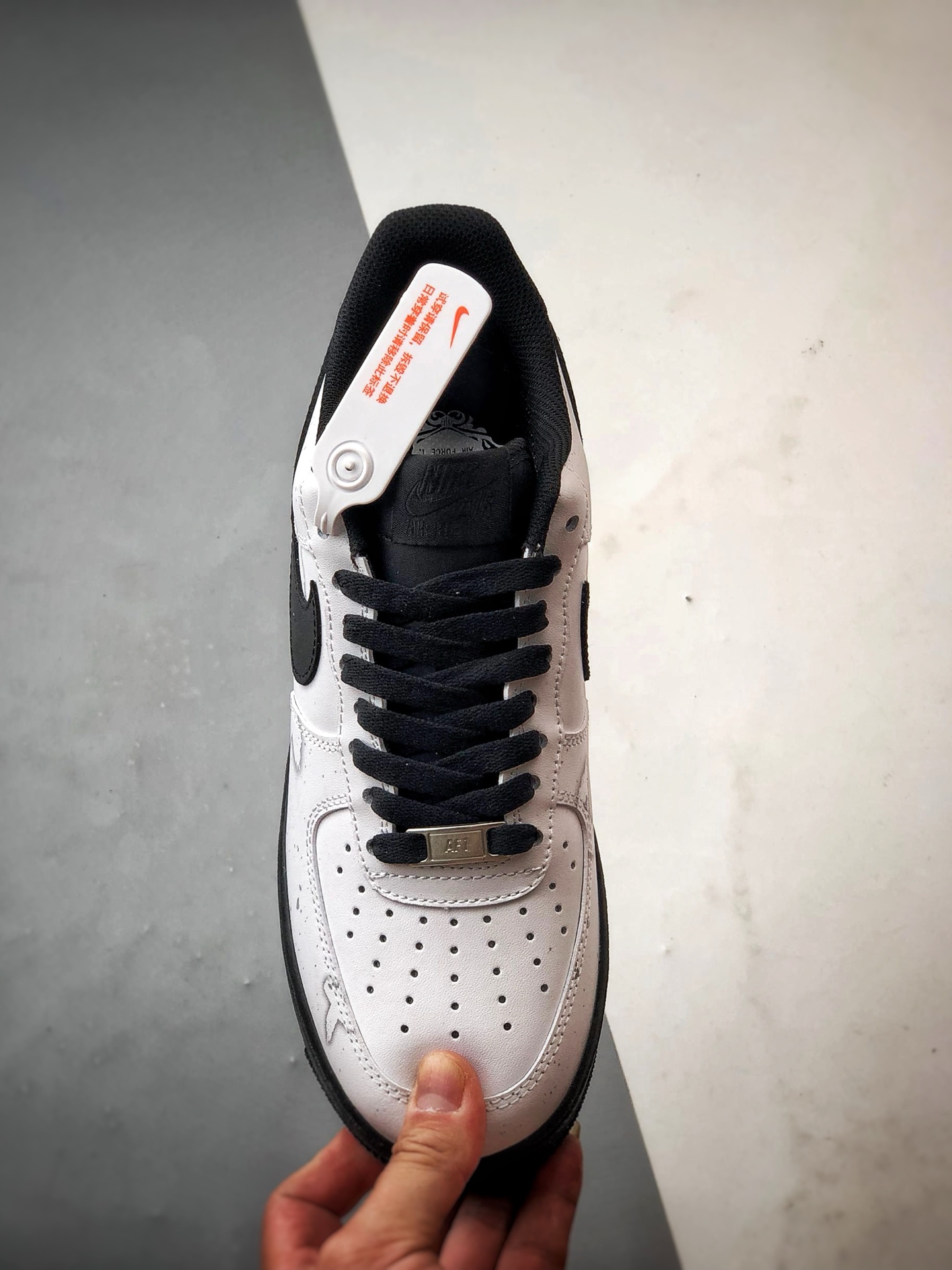 【定制球鞋】Air Force 1 Low 谜雾守则 黑白灰 经典休闲运动板鞋 ZH0316-081
