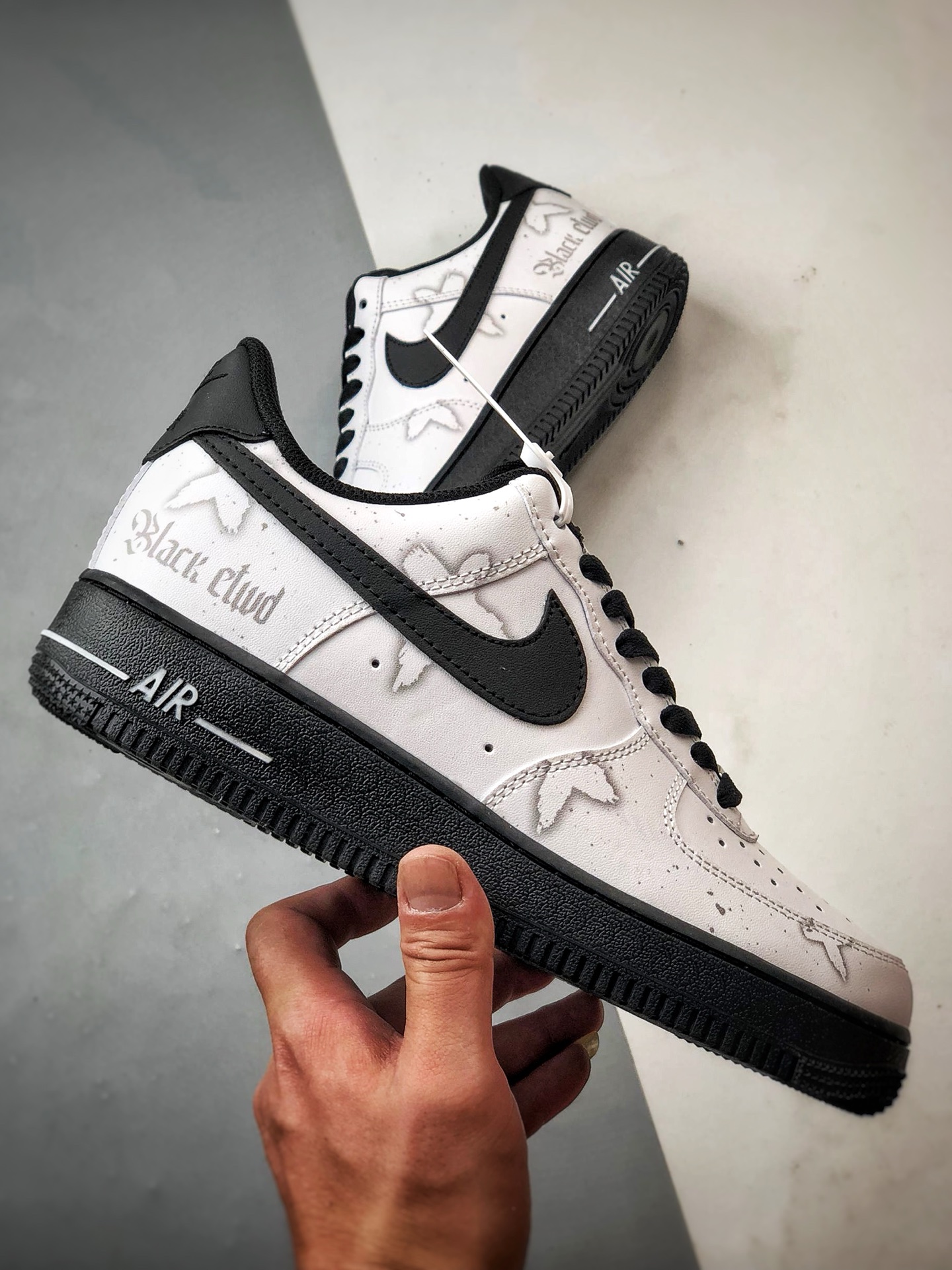 【定制球鞋】Air Force 1 Low 谜雾守则 黑白灰 经典休闲运动板鞋 ZH0316-081