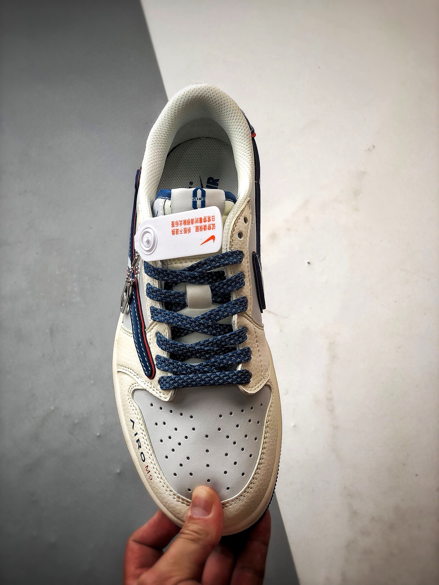 Air Jordan 1 Low OG ”高端定制” 问界M9米蓝红倒钩 FC1688-240