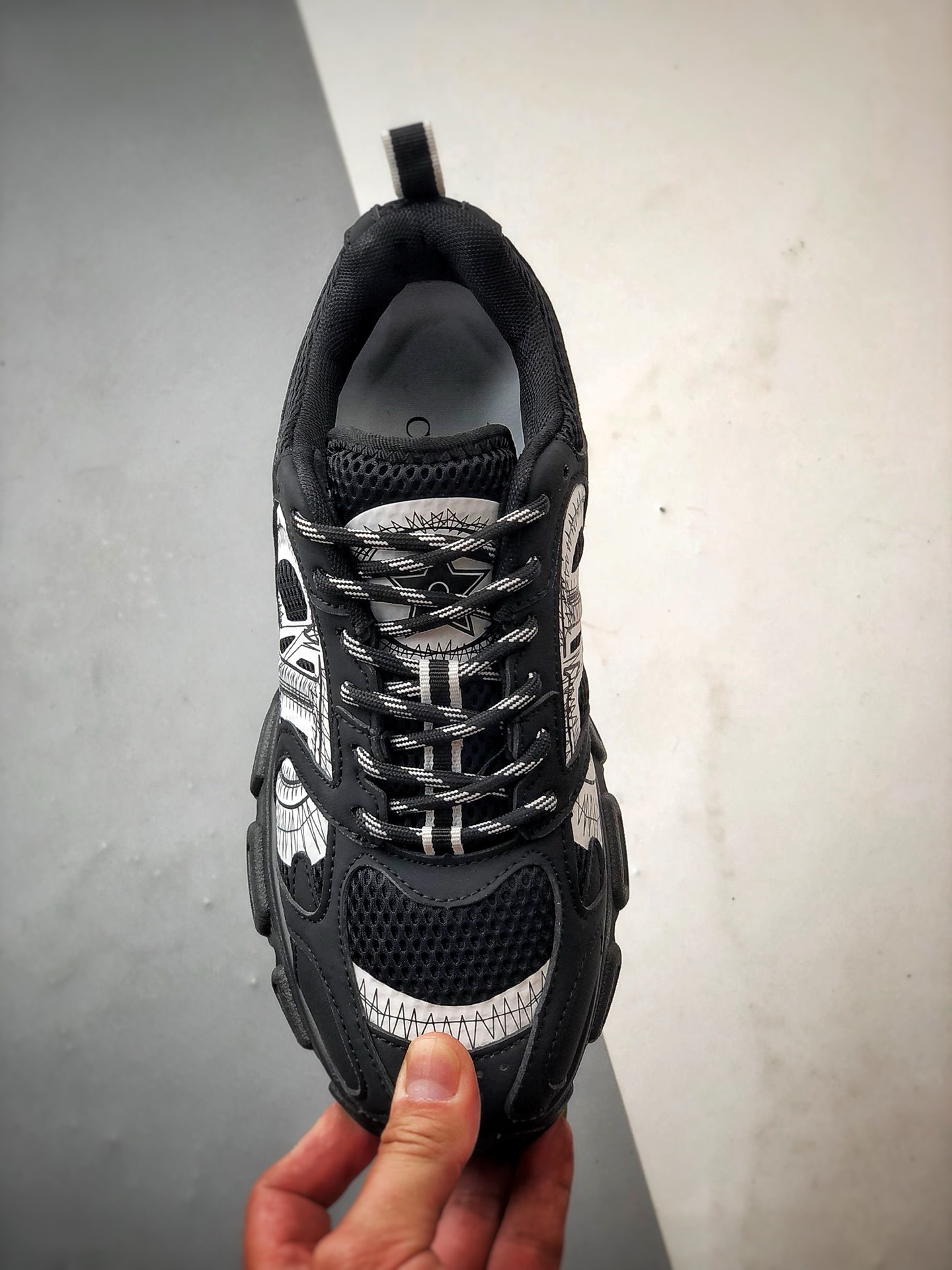 Dior/迪奥 Chrono系列 黑白 25ss本季最新单品 圆头系带生活休闲运动鞋-Chinese UA Cheap High Quatity Brand Clothes Bags handbags Sneakers wholesale wholesaler seller from China Factory suppliers Fashion Clothing Shoes best Quality Beautiful Price Dior/迪奥 Chrono系列 黑白 25ss本季最新单品 圆头系带生活休闲运动鞋