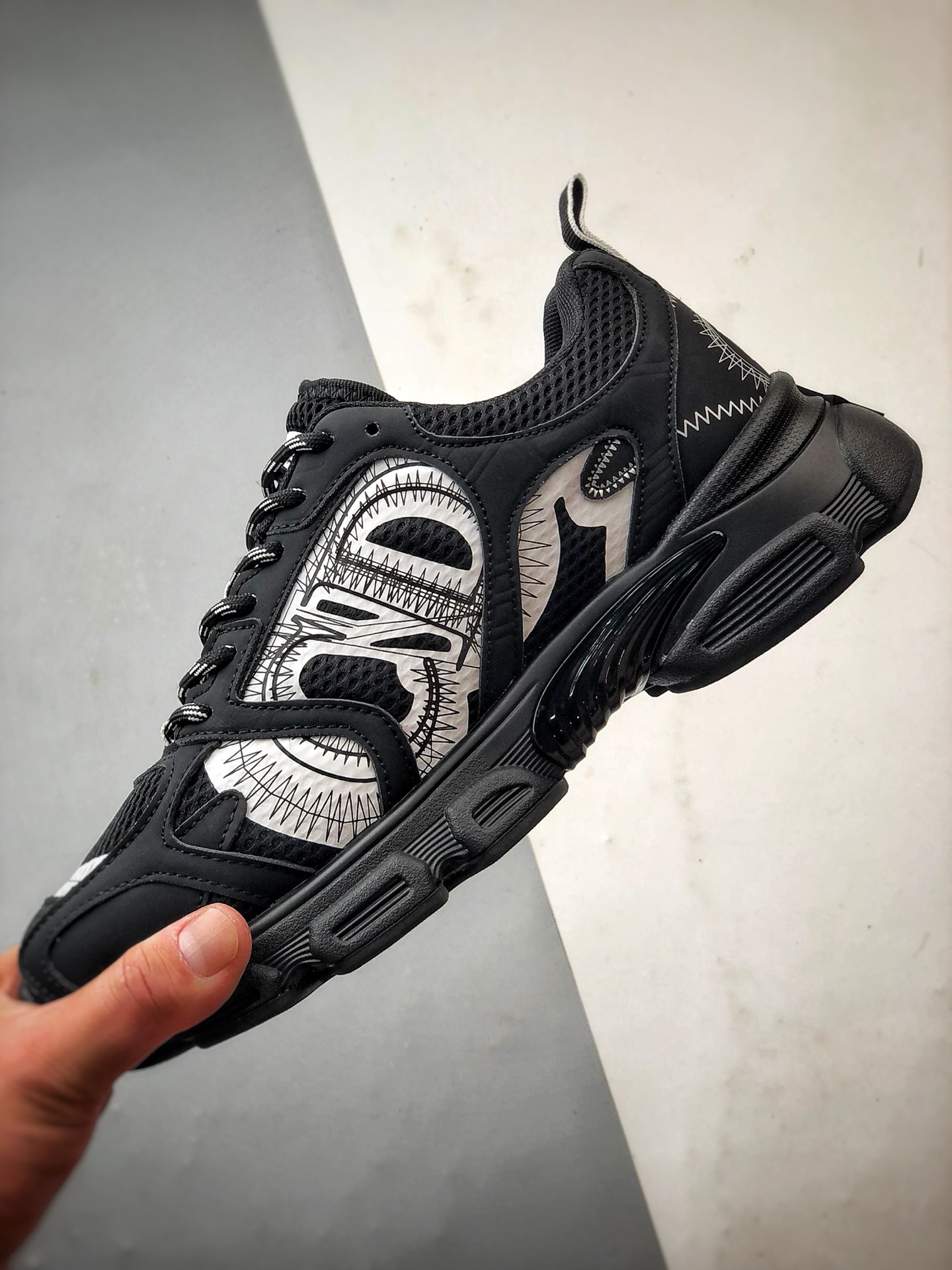 Dior/迪奥 Chrono系列 黑白 25ss本季最新单品 圆头系带生活休闲运动鞋-Chinese UA Cheap High Quatity Brand Clothes Bags handbags Sneakers wholesale wholesaler seller from China Factory suppliers Fashion Clothing Shoes best Quality Beautiful Price Dior/迪奥 Chrono系列 黑白 25ss本季最新单品 圆头系带生活休闲运动鞋