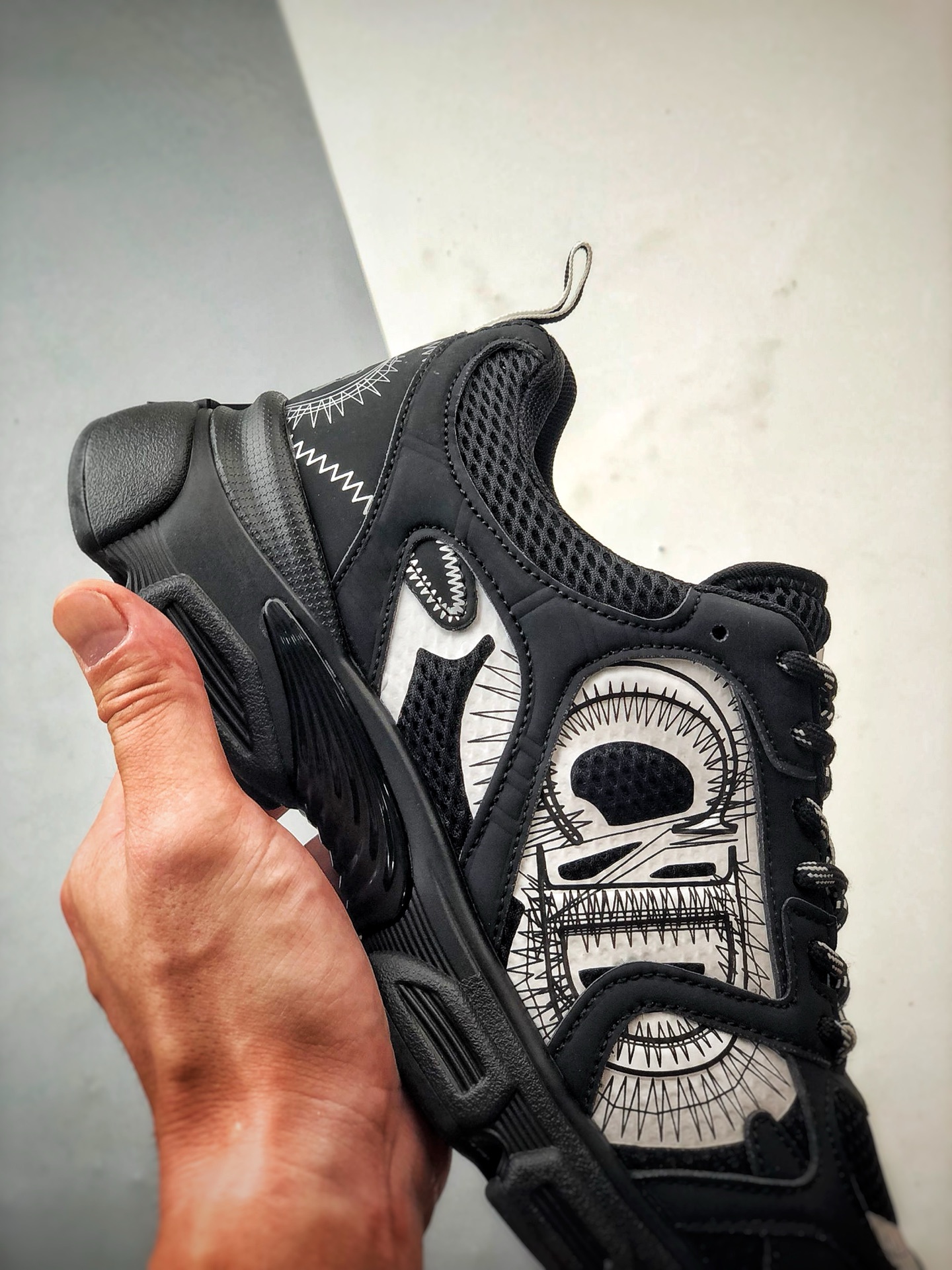 Dior/迪奥 Chrono系列 黑白 25ss本季最新单品 圆头系带生活休闲运动鞋-Chinese UA Cheap High Quatity Brand Clothes Bags handbags Sneakers wholesale wholesaler seller from China Factory suppliers Fashion Clothing Shoes best Quality Beautiful Price Dior/迪奥 Chrono系列 黑白 25ss本季最新单品 圆头系带生活休闲运动鞋