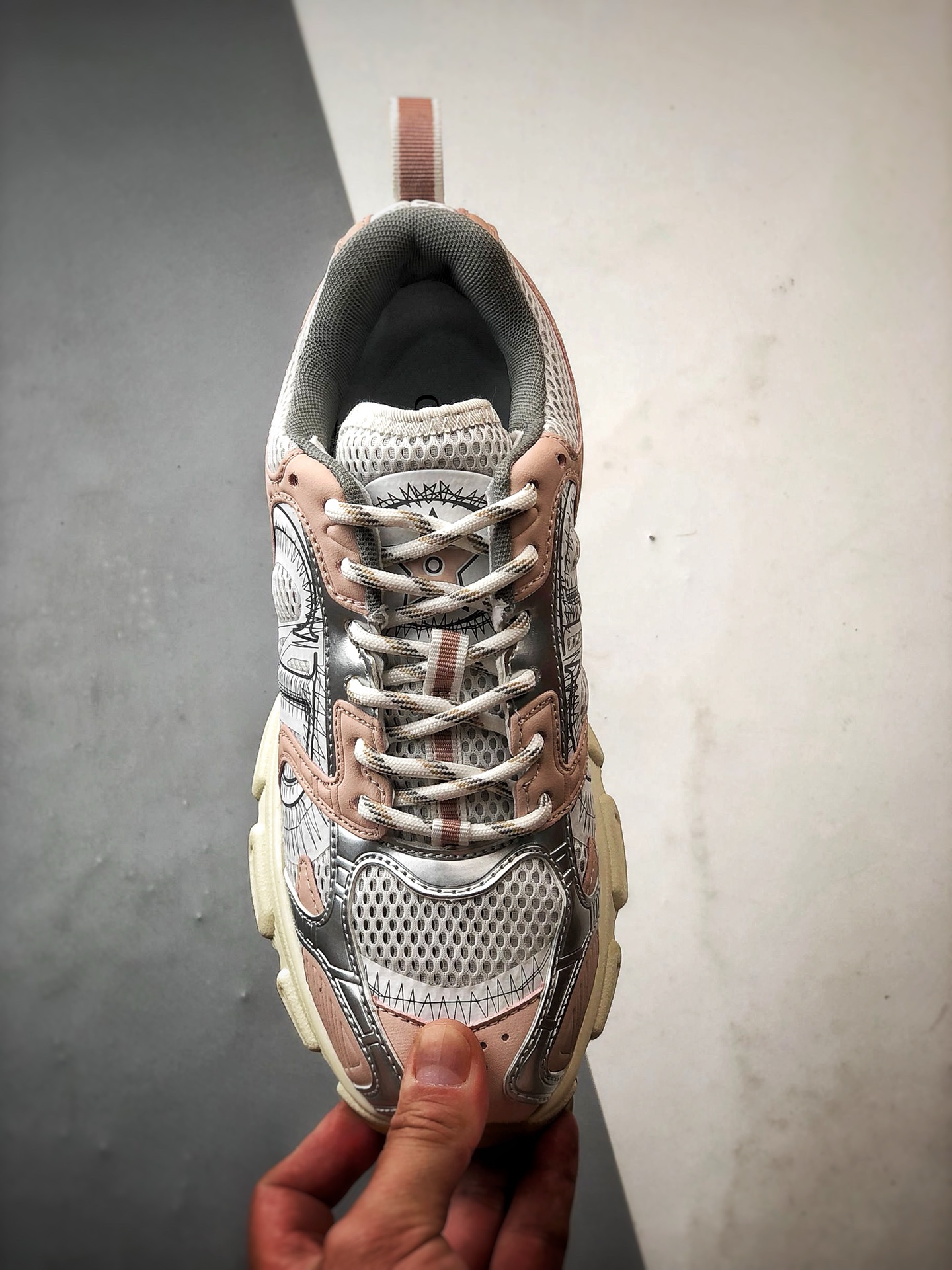 Dior/迪奥 Chrono系列 银粉 25ss本季最新单品 圆头系带生活休闲运动鞋-Chinese UA Cheap High Quatity Brand Clothes Bags handbags Sneakers wholesale wholesaler seller from China Factory suppliers Fashion Clothing Shoes best Quality Beautiful Price Dior/迪奥 Chrono系列 银粉 25ss本季最新单品 圆头系带生活休闲运动鞋