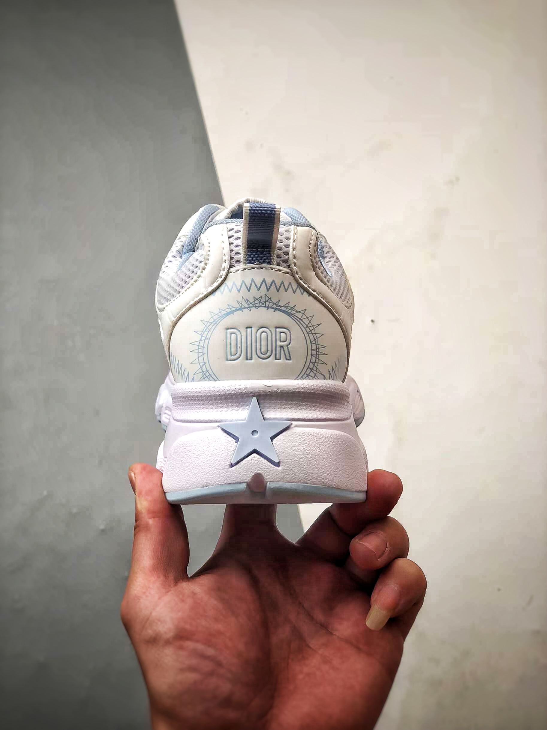 Dior/迪奥 Chrono系列 白蓝 25ss本季最新单品 圆头系带生活休闲运动鞋-Chinese UA Cheap High Quatity Brand Clothes Bags handbags Sneakers wholesale wholesaler seller from China Factory suppliers Fashion Clothing Shoes best Quality Beautiful Price Dior/迪奥 Chrono系列 白蓝 25ss本季最新单品 圆头系带生活休闲运动鞋