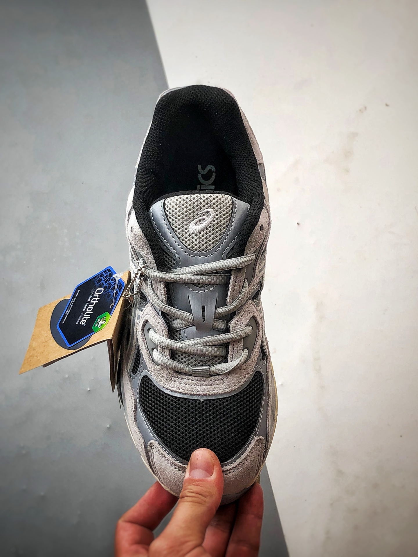 Asics Gel-NYC 复古单品 浅灰黑 亚瑟士新款厚底街头运动休闲鞋-莆田鞋,莆田鞋货源,高仿鞋,高仿鞋货源,安福档口,莆田高仿鞋,莆田鞋批发,高仿鞋批发,莆田高仿运动鞋,高仿运动鞋,莆田运动鞋 Asics Gel-NYC 复古单品 浅灰黑 亚瑟士新款厚底街头运动休闲鞋