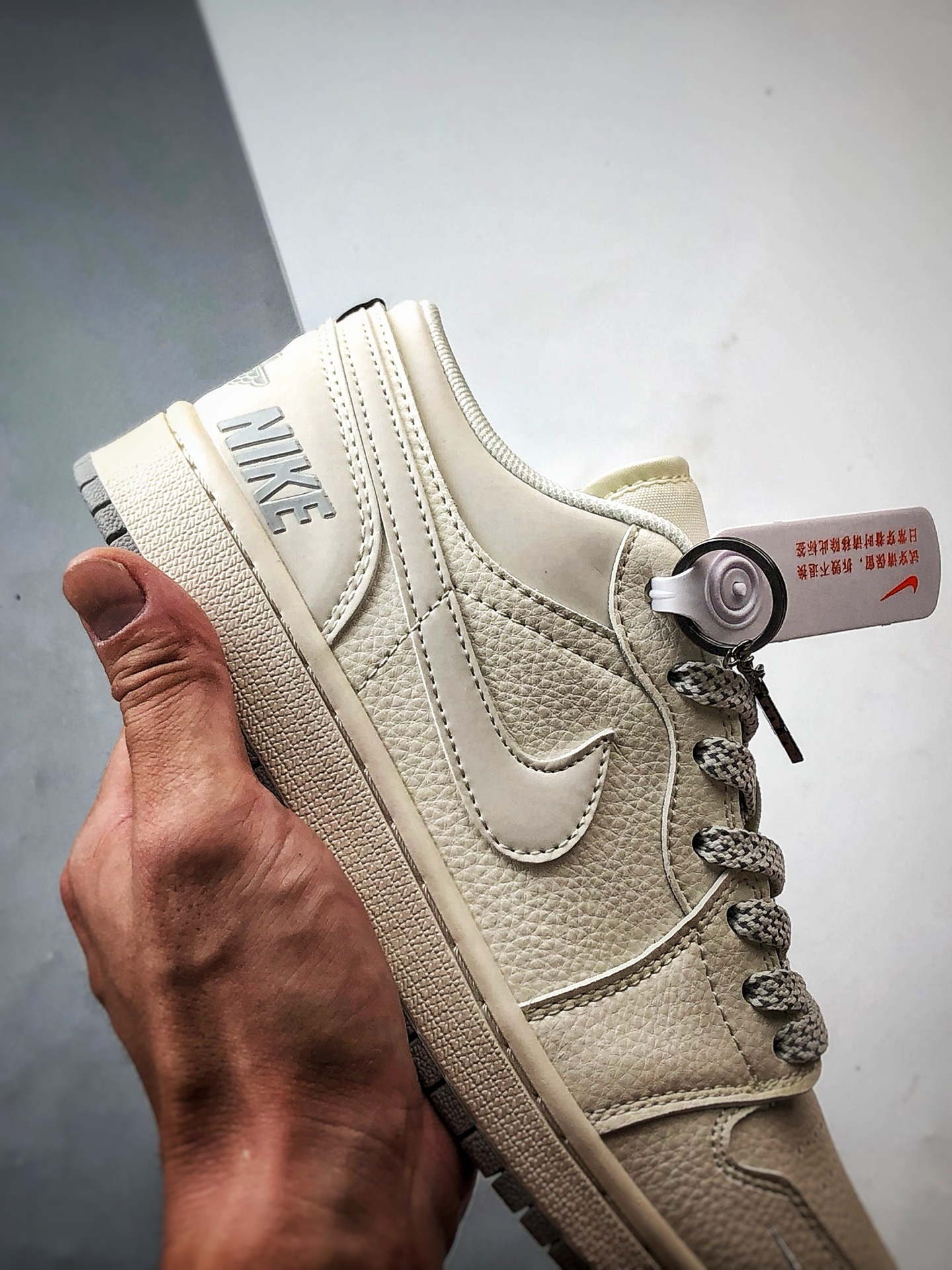 Air Jordan 1 Low OG ”高端定制” NK米白灰反光 XX3168-187