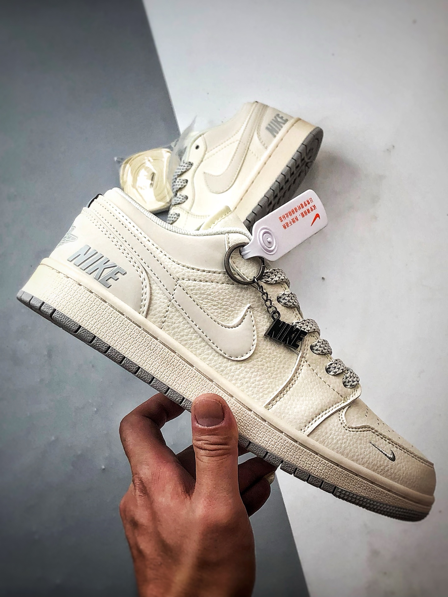 Air Jordan 1 Low OG ”高端定制” NK米白灰反光 XX3168-187