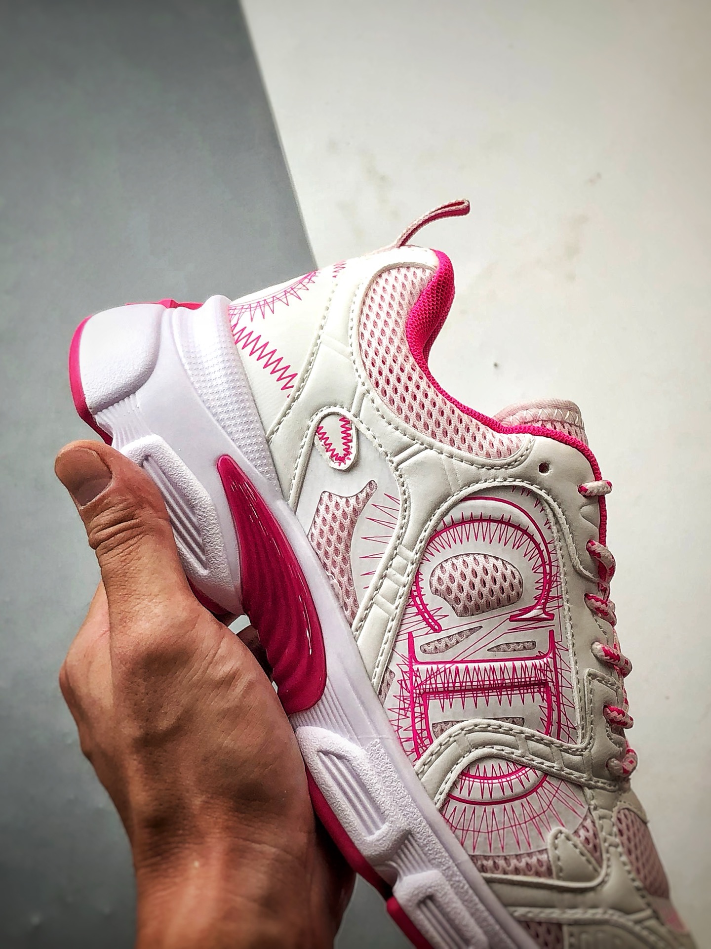 Dior/迪奥 Chrono系列 白粉 25ss本季最新单品 圆头系带生活休闲运动鞋-莆田鞋,莆田鞋货源,高仿鞋,高仿鞋货源,安福档口,莆田高仿鞋,莆田鞋批发,高仿鞋批发,莆田高仿运动鞋,高仿运动鞋,莆田运动鞋 Dior/迪奥 Chrono系列 白粉 25ss本季最新单品 圆头系带生活休闲运动鞋