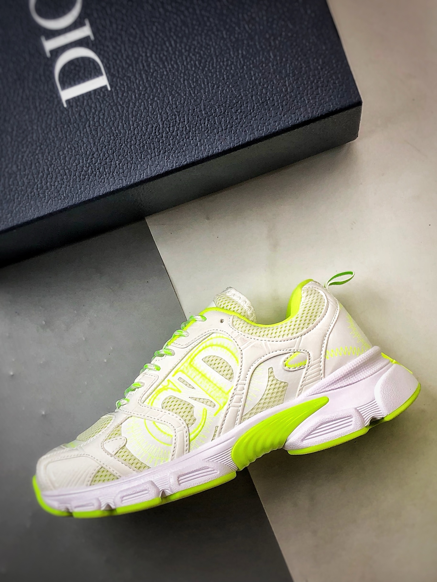 Dior/迪奥 Chrono系列 白绿 25ss本季最新单品 圆头系带生活休闲运动鞋-莆田鞋,莆田鞋货源,高仿鞋,高仿鞋货源,安福档口,莆田高仿鞋,莆田鞋批发,高仿鞋批发,莆田高仿运动鞋,高仿运动鞋,莆田运动鞋 Dior/迪奥 Chrono系列 白绿 25ss本季最新单品 圆头系带生活休闲运动鞋