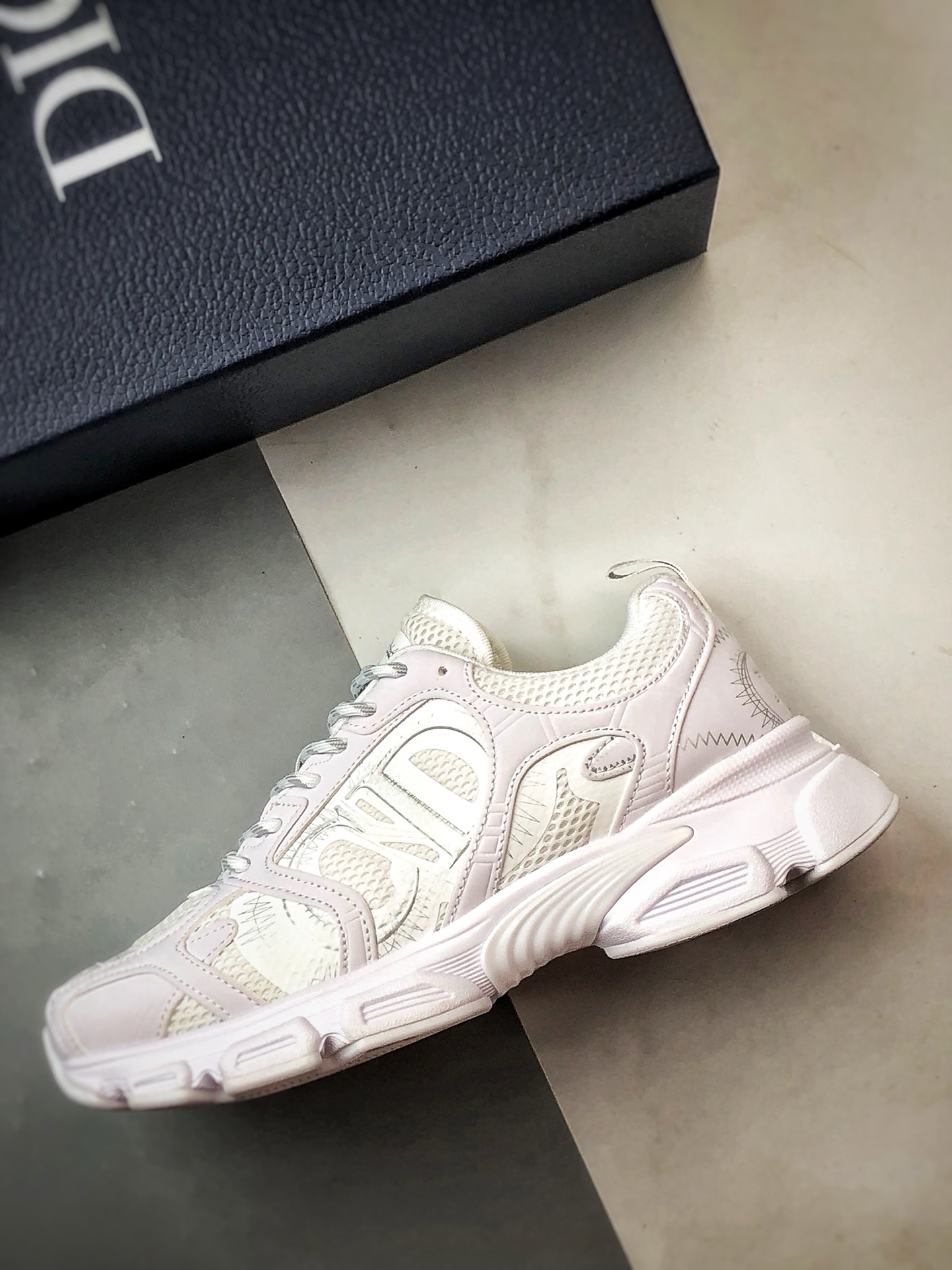 Dior/迪奥 Chrono系列 白色 25ss本季最新单品 圆头系带生活休闲运动鞋