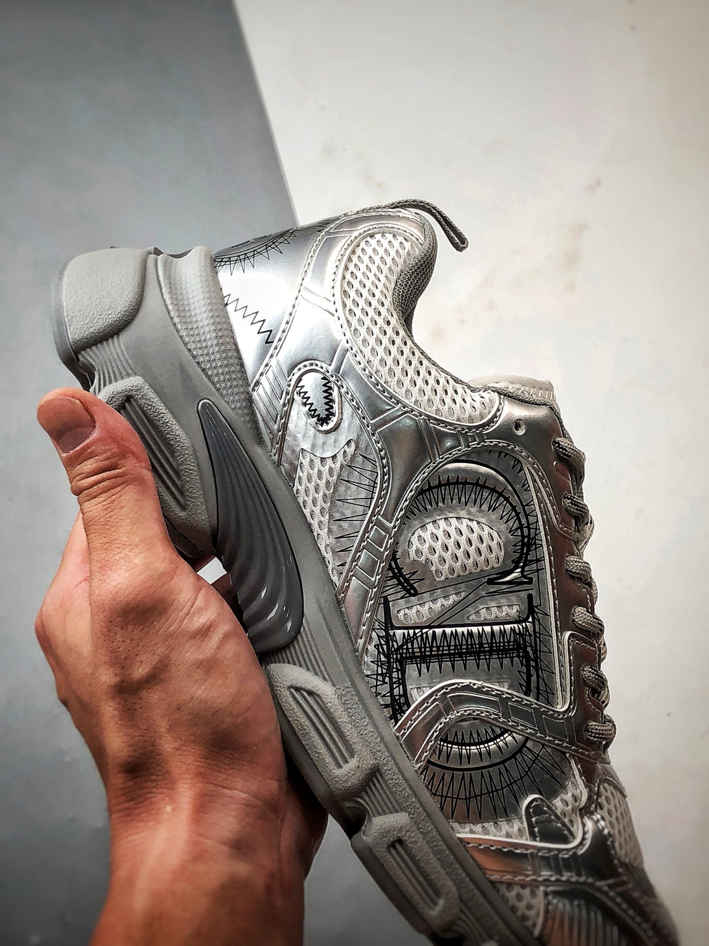 Dior/迪奥 Chrono系列 灰银 25ss本季最新单品 圆头系带生活休闲运动鞋-Chinese UA Cheap High Quatity Brand Clothes Bags handbags Sneakers wholesale wholesaler seller from China Factory suppliers Fashion Clothing Shoes best Quality Beautiful Price Dior/迪奥 Chrono系列 灰银 25ss本季最新单品 圆头系带生活休闲运动鞋