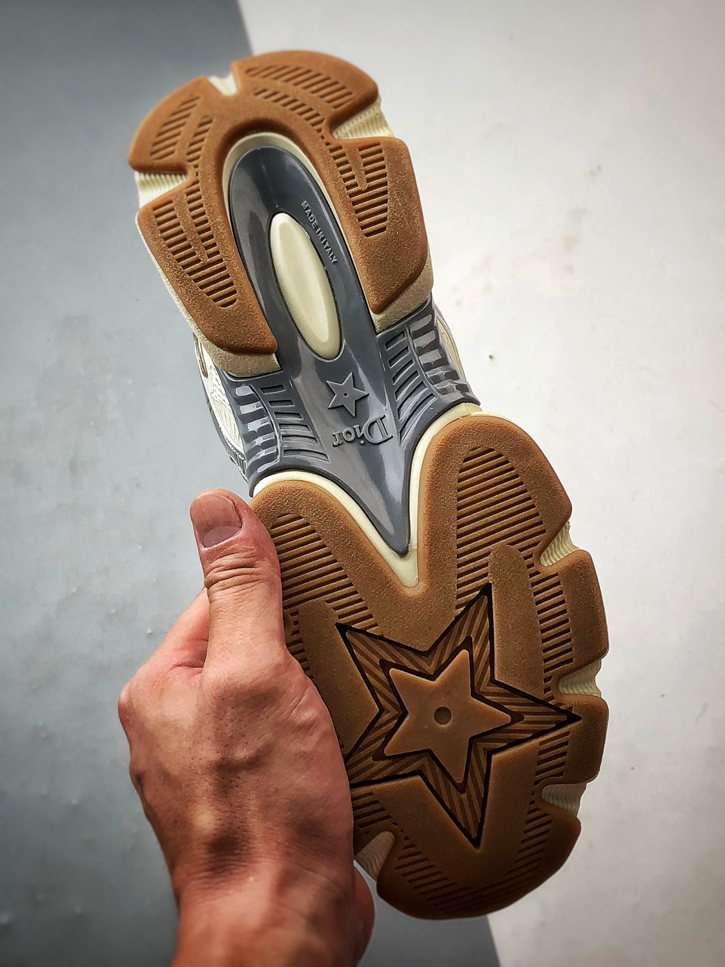 Dior/迪奥 Chrono系列 金色 25ss本季最新单品 圆头系带生活休闲运动鞋