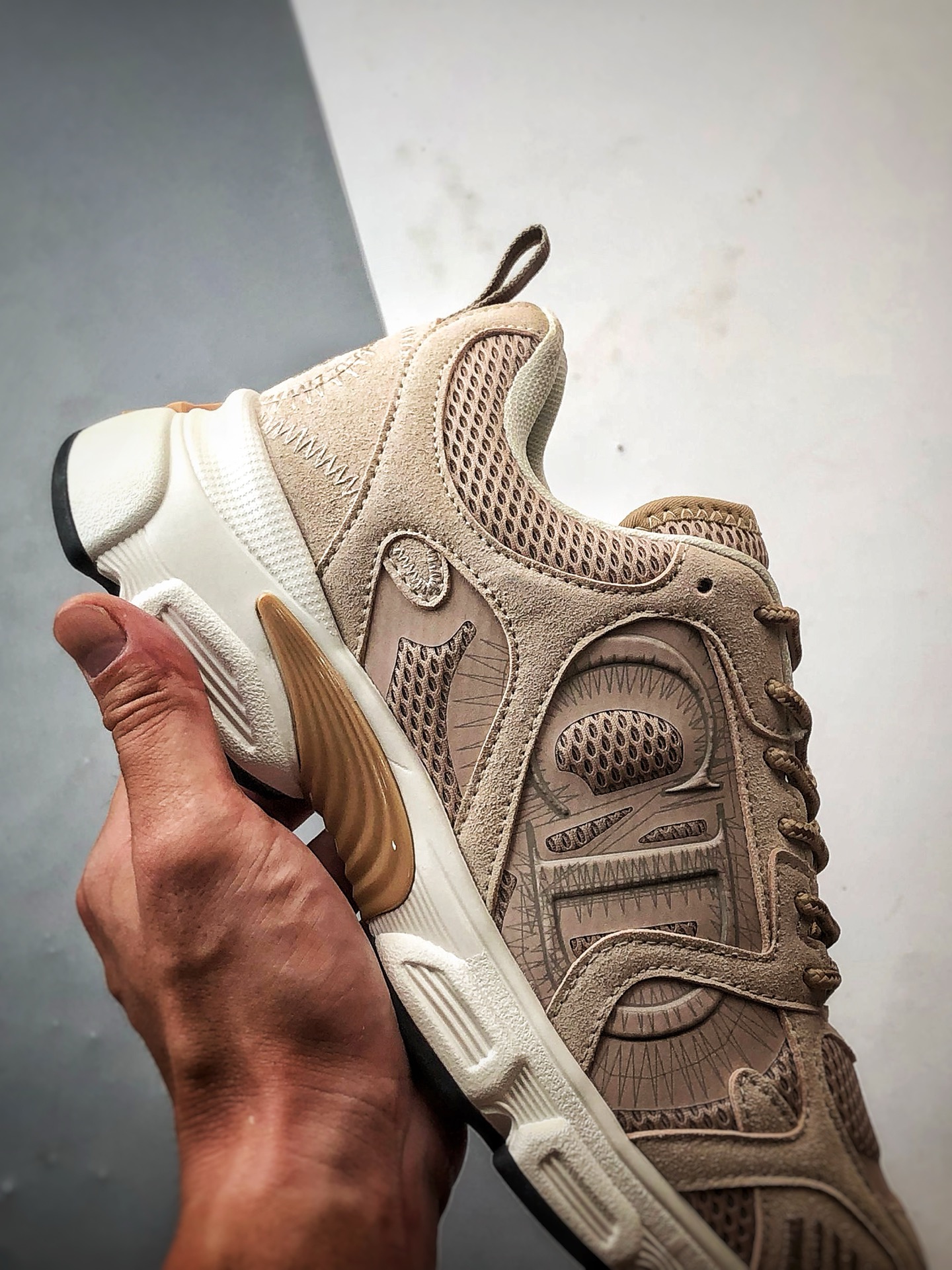 Dior/迪奥 Chrono系列 裸色 25ss本季最新单品 圆头系带生活休闲运动鞋