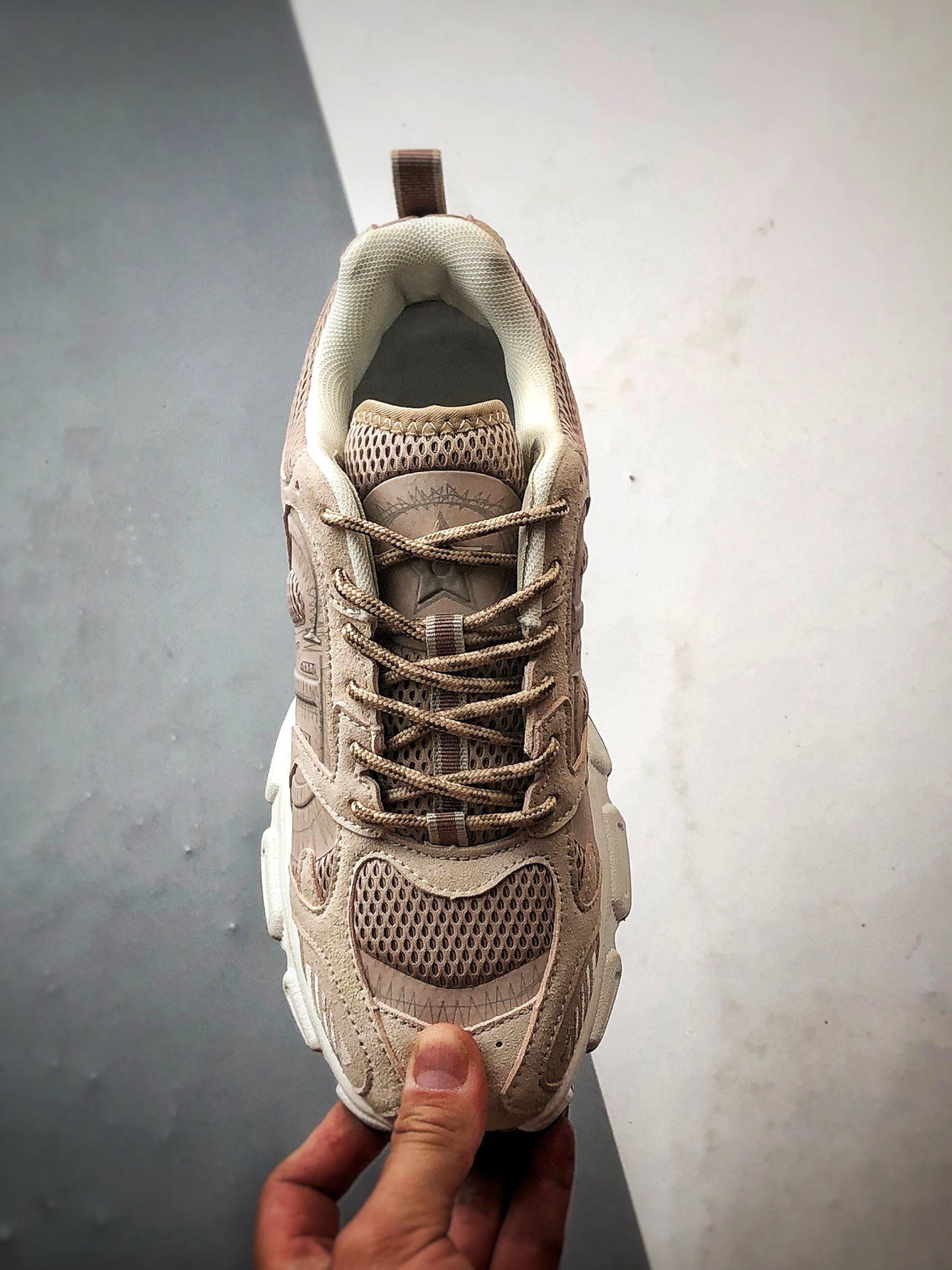 Dior/迪奥 Chrono系列 裸色 25ss本季最新单品 圆头系带生活休闲运动鞋