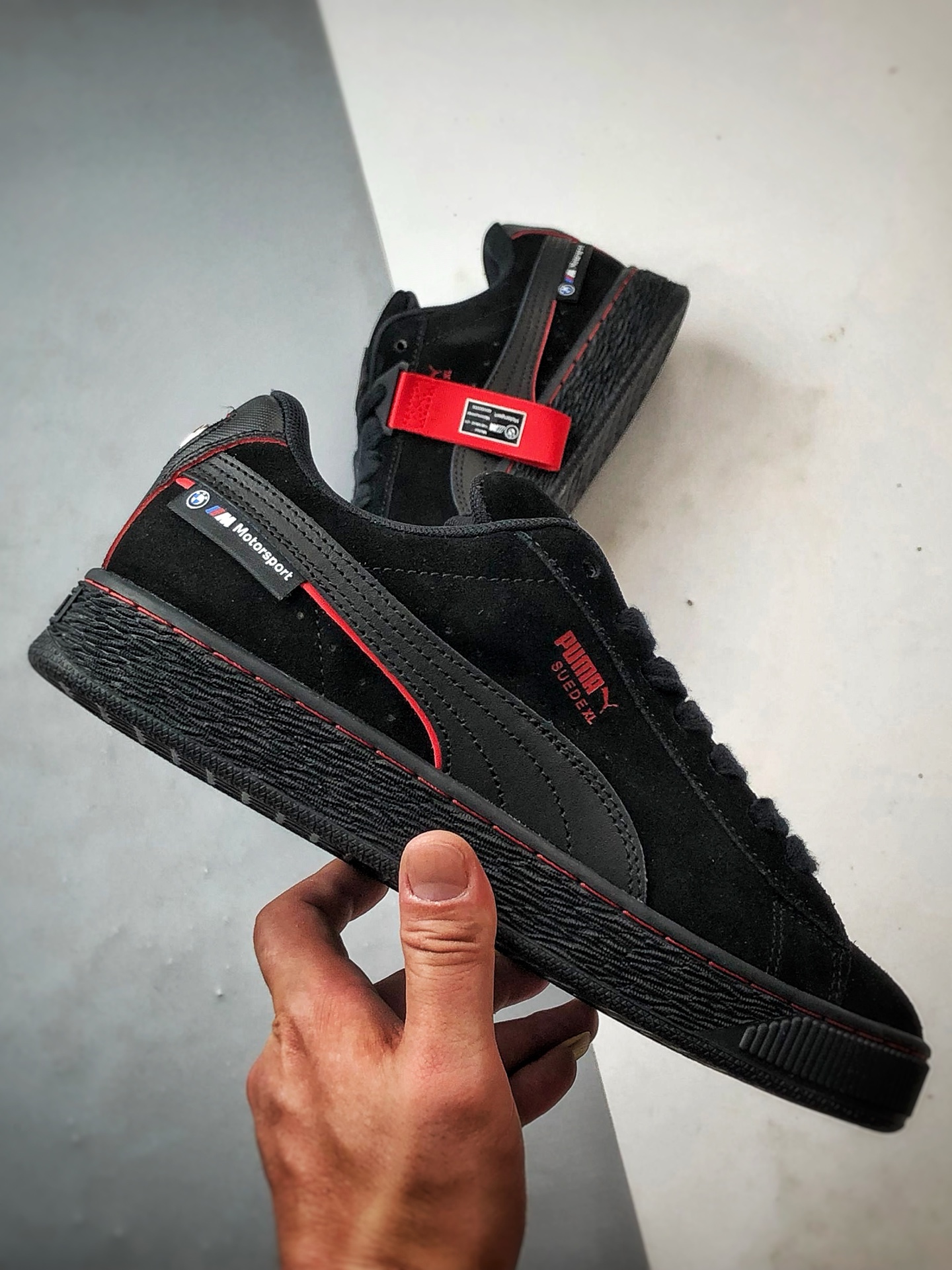 BMW x Puma Suede XL 黑色 绒面革舒适百搭休闲低帮板鞋 308706-01-Chinese UA Cheap High Quatity Brand Clothes Bags handbags Sneakers wholesale wholesaler seller from China Factory suppliers Fashion Clothing Shoes best Quality Beautiful Price BMW x Puma Suede XL 黑色 绒面革舒适百搭休闲低帮板鞋 308706-01