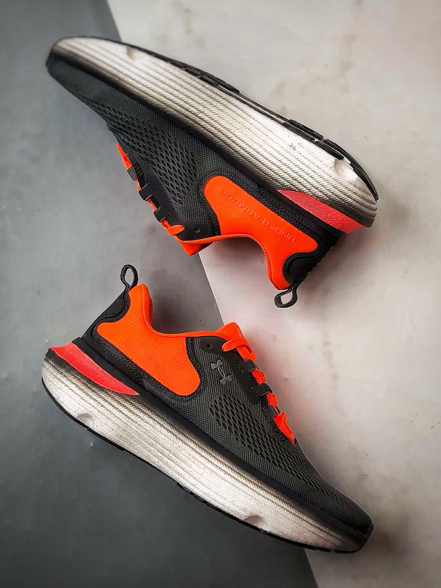 220 Under Armour Infinite Elite 2 灰橙色 网布织物舒适百搭轻便透气缓震跑步鞋-Chinese UA Cheap High Quatity Brand Clothes Bags handbags Sneakers wholesale wholesaler seller from China Factory suppliers Fashion Clothing Shoes best Quality Beautiful Price 220 Under Armour Infinite Elite 2 灰橙色 网布织物舒适百搭轻便透气缓震跑步鞋