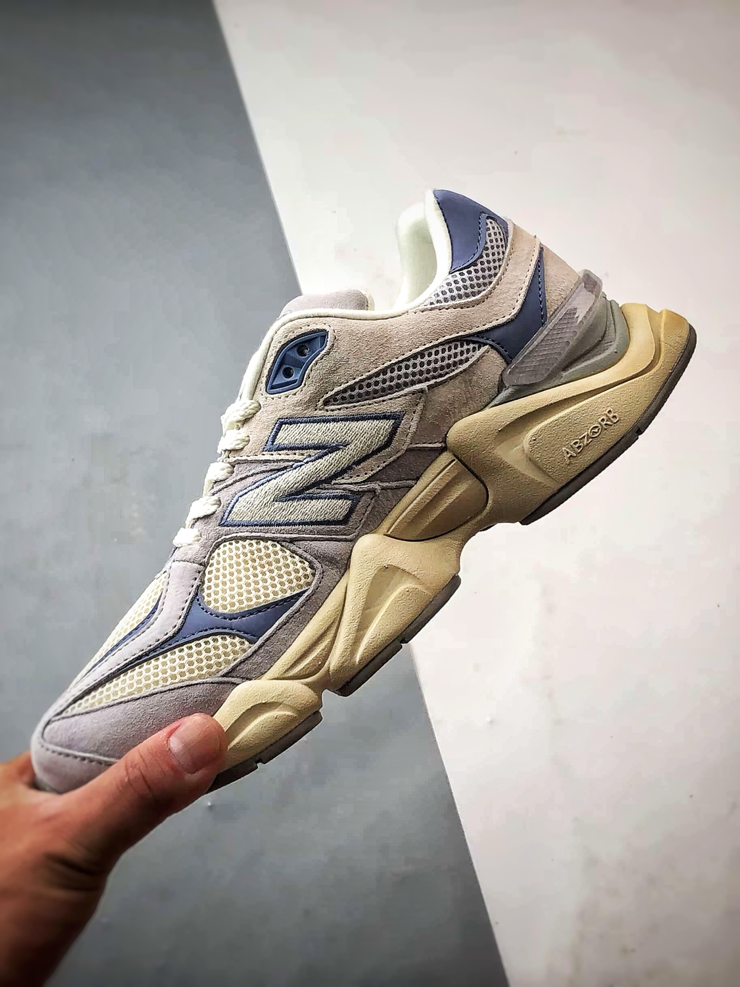 New Balance 9060 灰蓝色 复古休闲运动老爹鞋 U9060EEL-莆田鞋,莆田鞋货源,高仿鞋,高仿鞋货源,安福档口,莆田高仿鞋,莆田鞋批发,高仿鞋批发,莆田高仿运动鞋,高仿运动鞋,莆田运动鞋 New Balance 9060 灰蓝色 复古休闲运动老爹鞋 U9060EEL