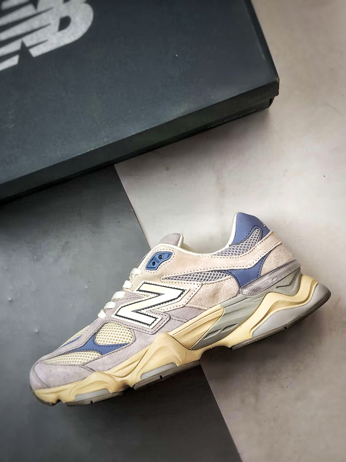 New Balance 9060 灰蓝色 复古休闲运动老爹鞋 U9060EEL-莆田鞋,莆田鞋货源,高仿鞋,高仿鞋货源,安福档口,莆田高仿鞋,莆田鞋批发,高仿鞋批发,莆田高仿运动鞋,高仿运动鞋,莆田运动鞋 New Balance 9060 灰蓝色 复古休闲运动老爹鞋 U9060EEL
