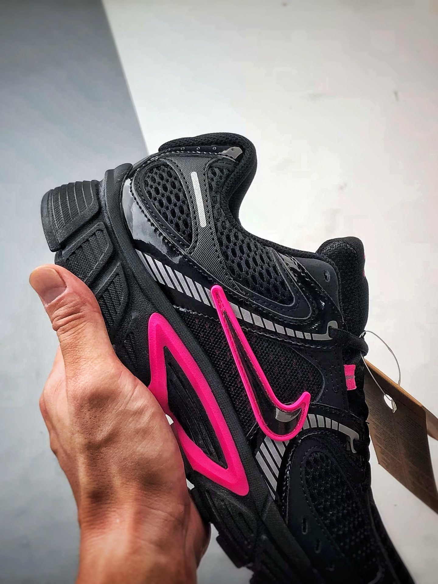 NK V5 RNR系列 黑灰紫 复古Y3K风格舒适百搭跑步鞋 HJ5228-007